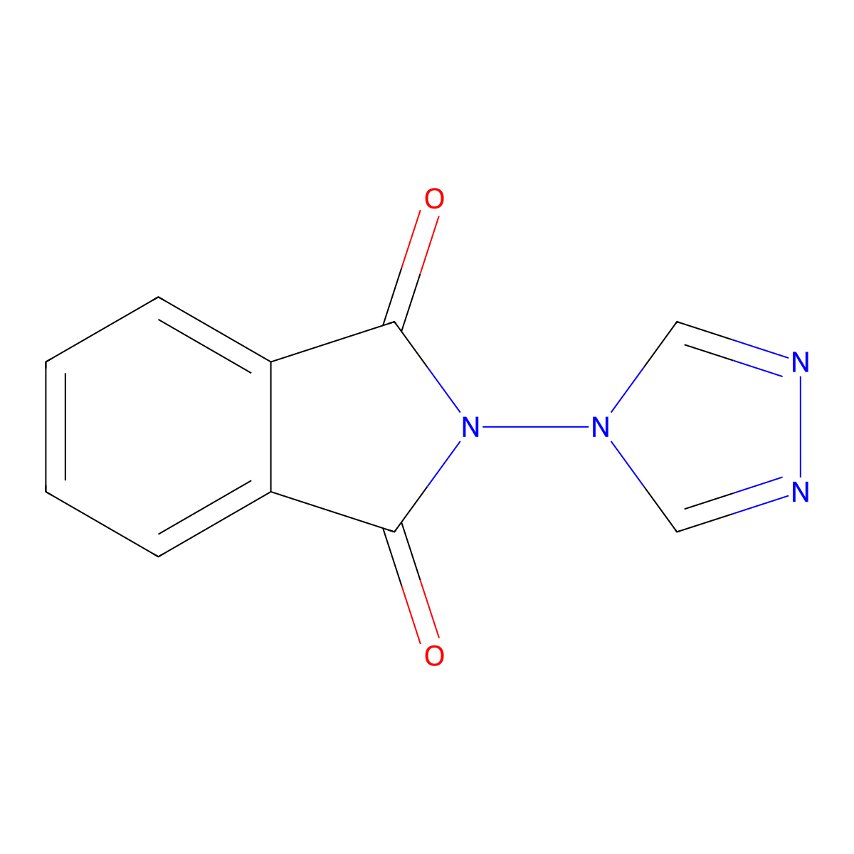2-(4H-1,2,4-triazol-4-yl)-1H-isoindole-1,3(2H)-dione molecular structure, CAS 282091-59-2