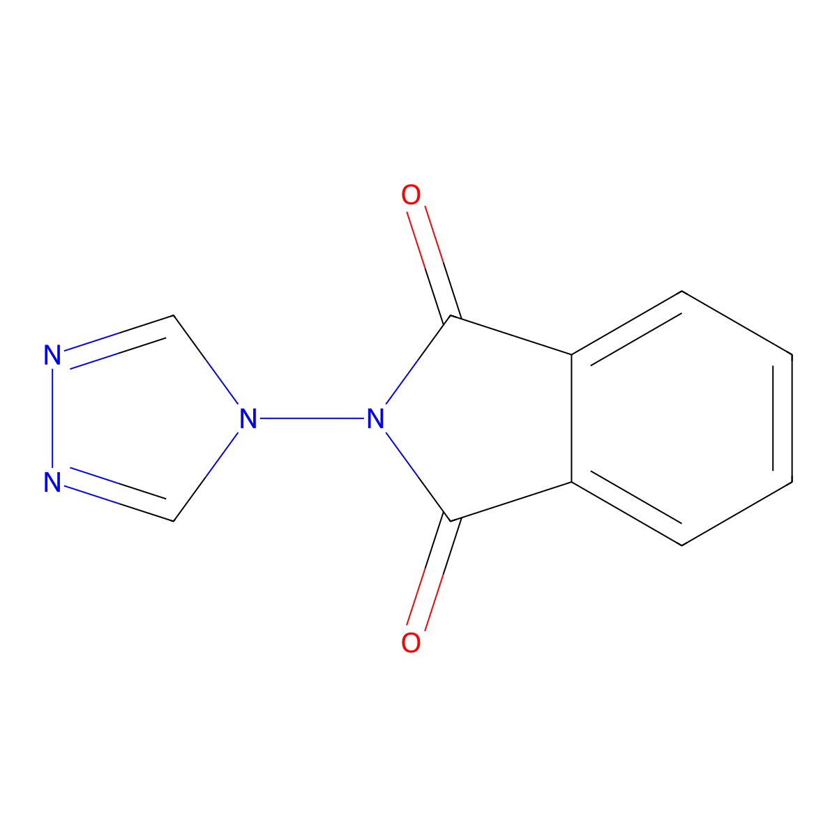 2-(4H-1,2,4-triazol-4-yl)-1H-isoindole-1,3(2H)-dione molecular structure, CAS 282091-59-2