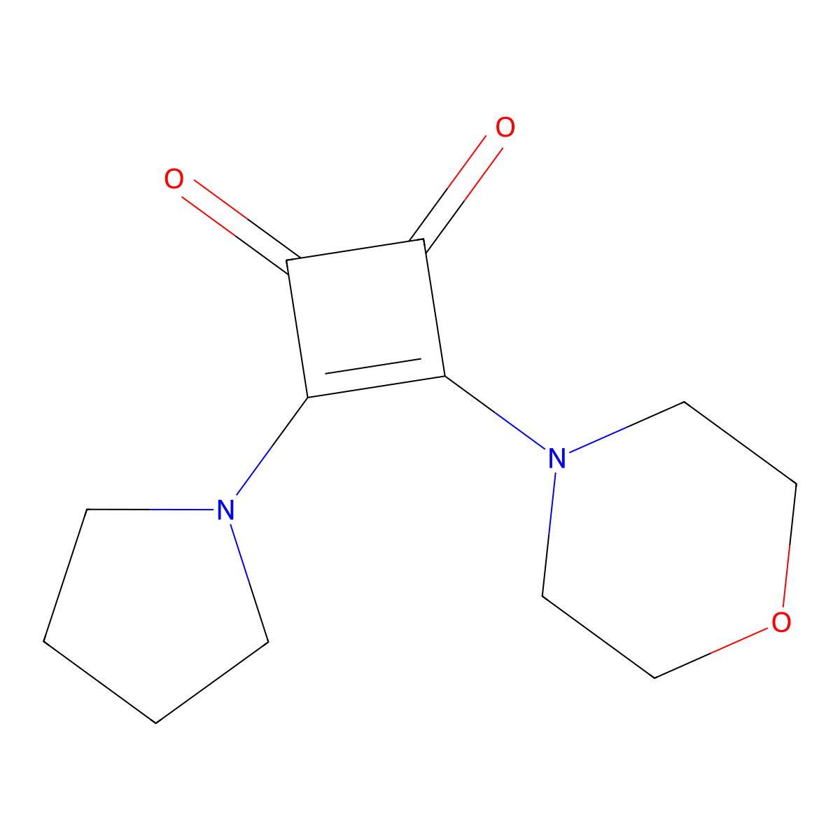 3-(Morpholin-4-yl)-4-(pyrrolidin-1-yl)cyclobut-3-ene-1,2-dione molecular structure, CAS 282093-48-5