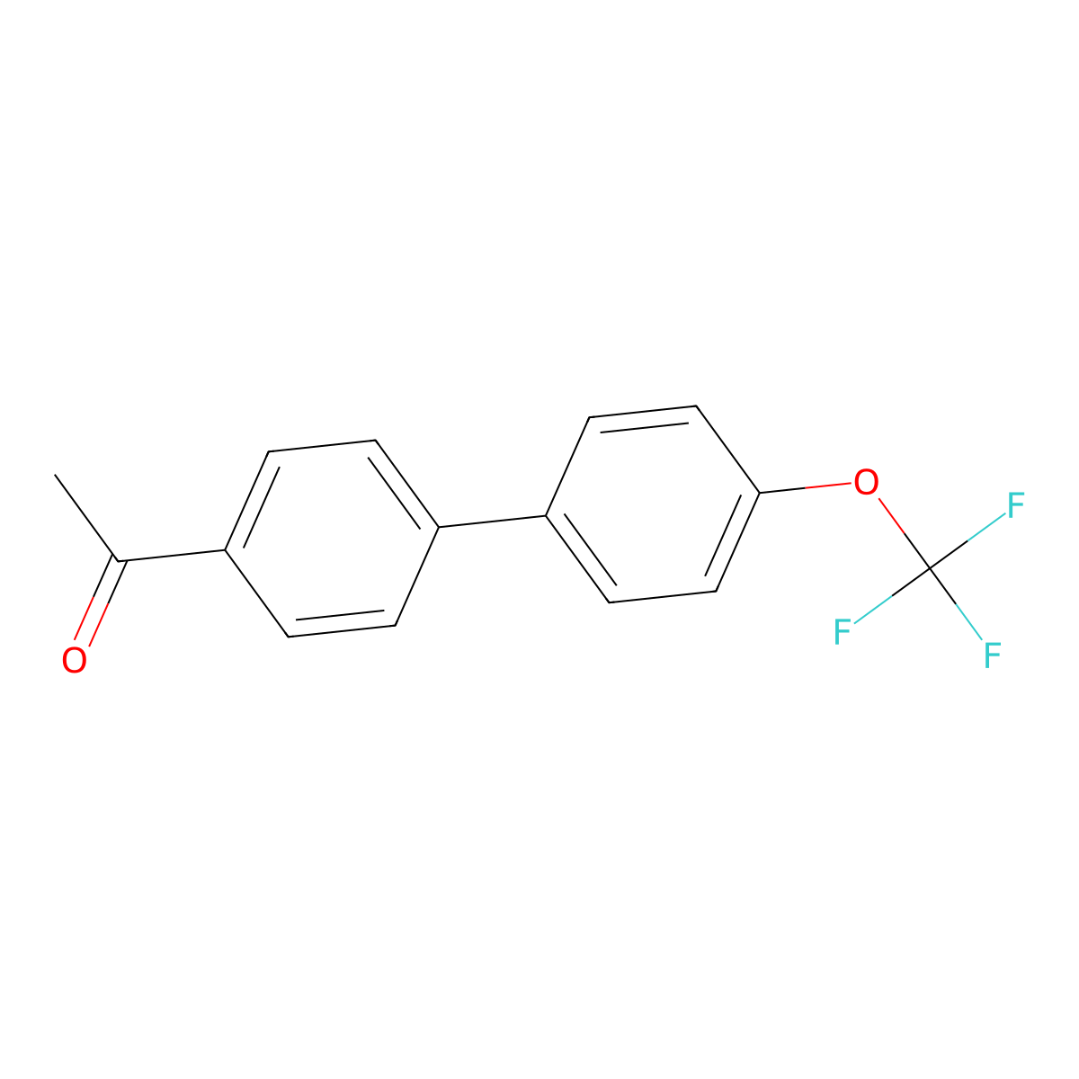 4'-[4-(Trifluoromethoxy)phenyl]acetophenone molecular structure, CAS 282095-74-3