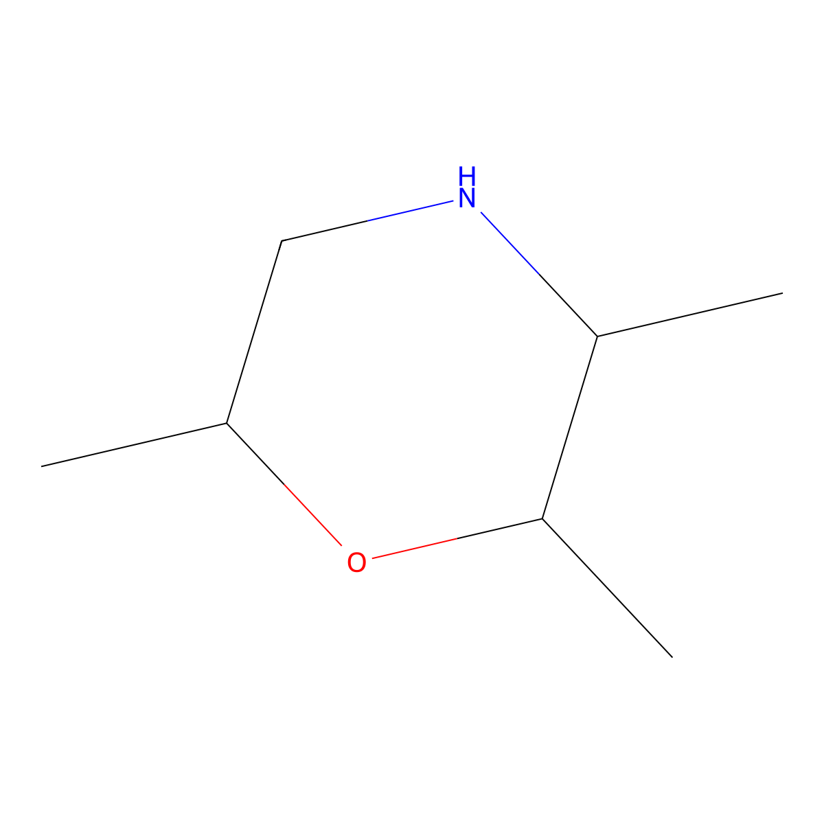 2,3,6-Trimethylmorpholine molecular structure, CAS 282097-56-7