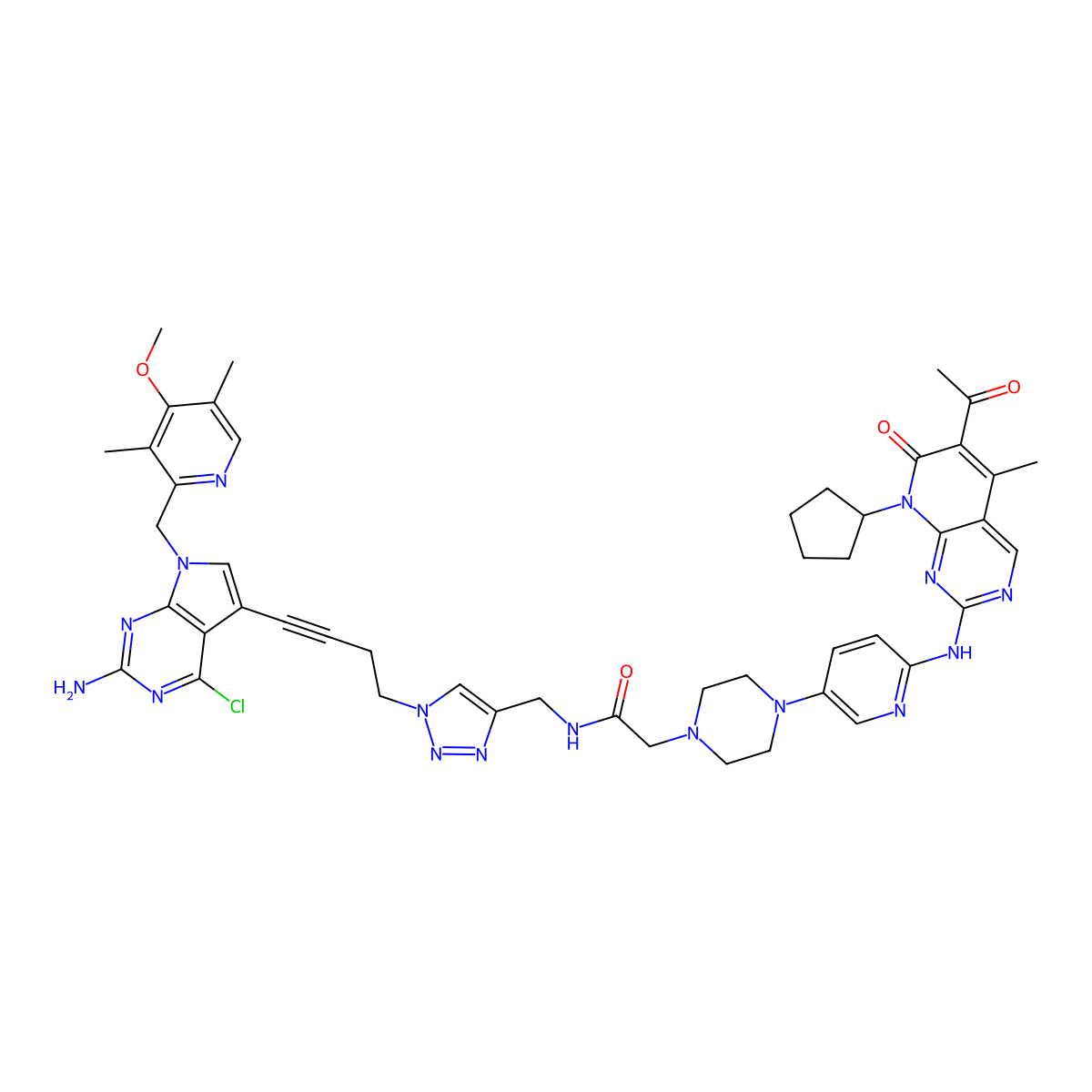 HEMTAC CDK4/6 degrader 1 molecular structure, CAS 2821803-61-4