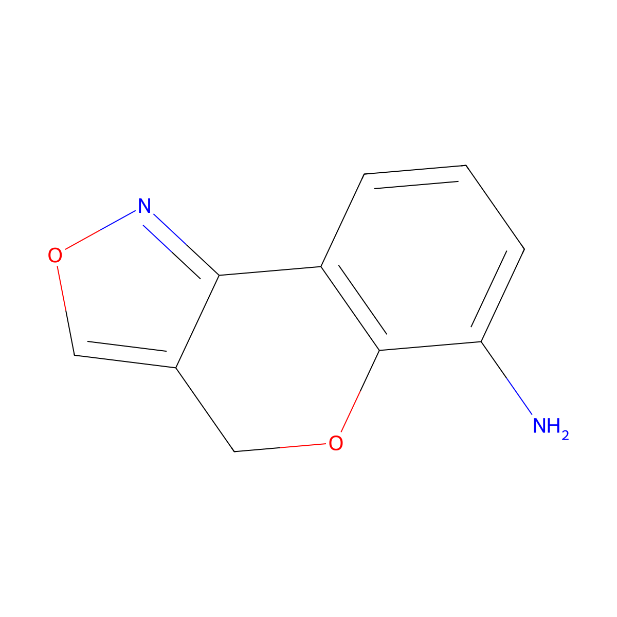 4H-chromeno[4,3-c]isoxazol-6-amine molecular structure, CAS 2821813-59-4