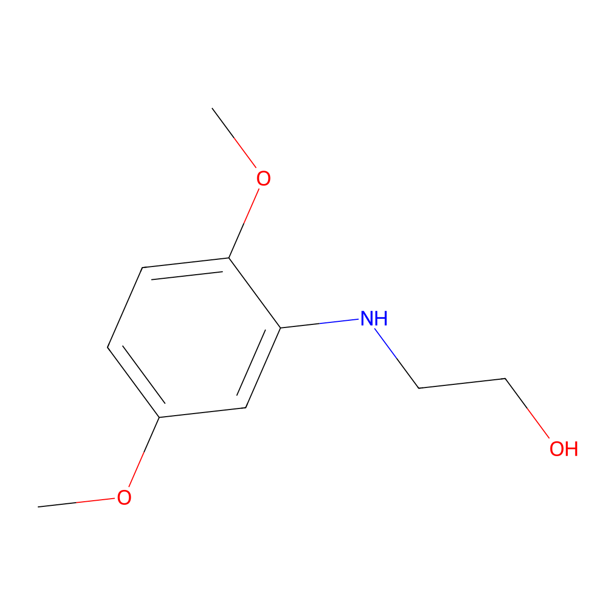 2-(2,5-Dimethoxyanilino)ethan-1-ol molecular structure, CAS 28226-20-2