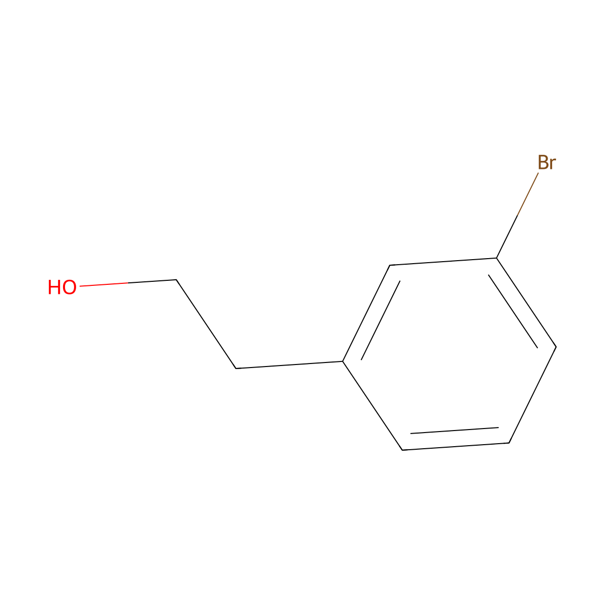 2-(3-Bromophenyl)ethan-1-ol molecular structure, CAS 28229-69-8