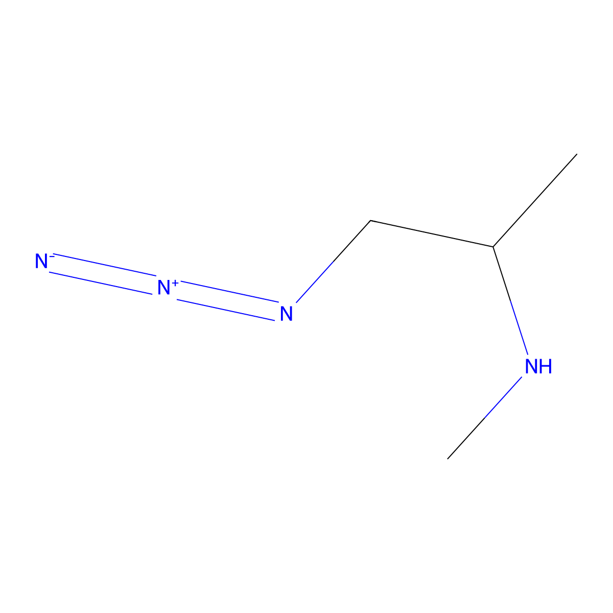 [(2S)-1-azidopropan-2-yl](methyl)amine molecular structure, CAS 2824986-85-6