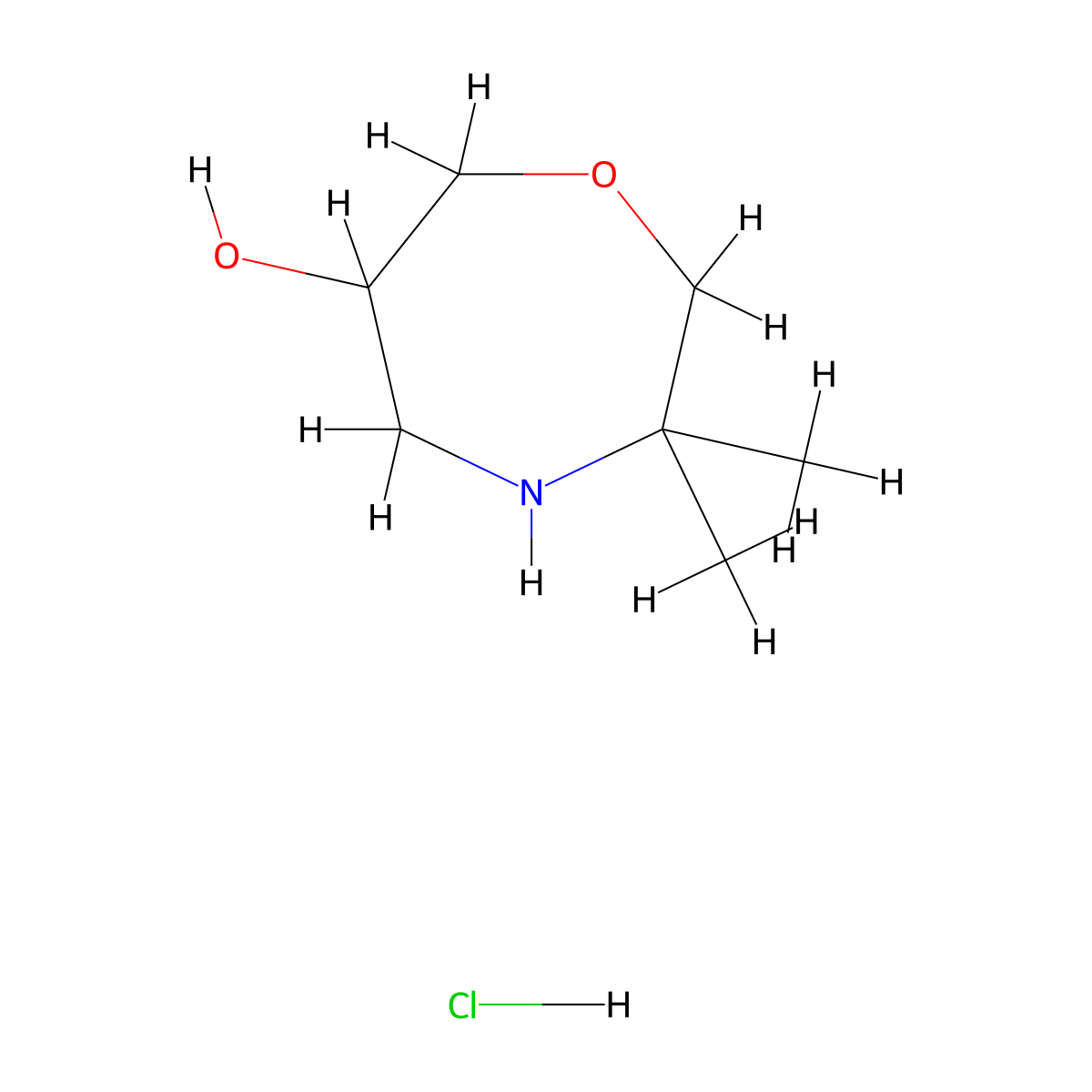 3,3-Dimethyl-1,4-oxazepan-6-ol hydrochloride molecular structure, CAS 2825004-99-5