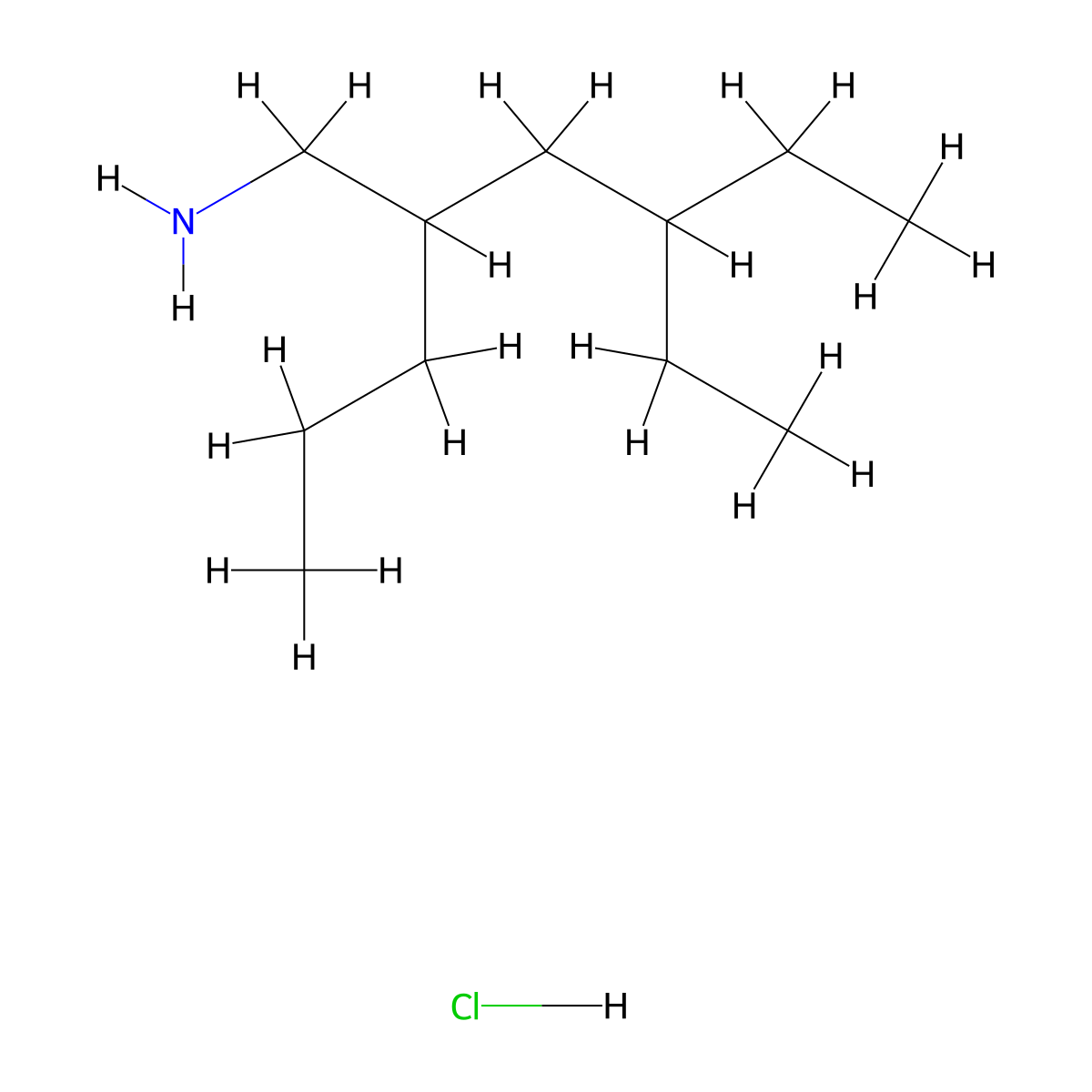 5-(Aminomethyl)-3-ethyloctanehydrochloride molecular structure, CAS 2825005-23-8