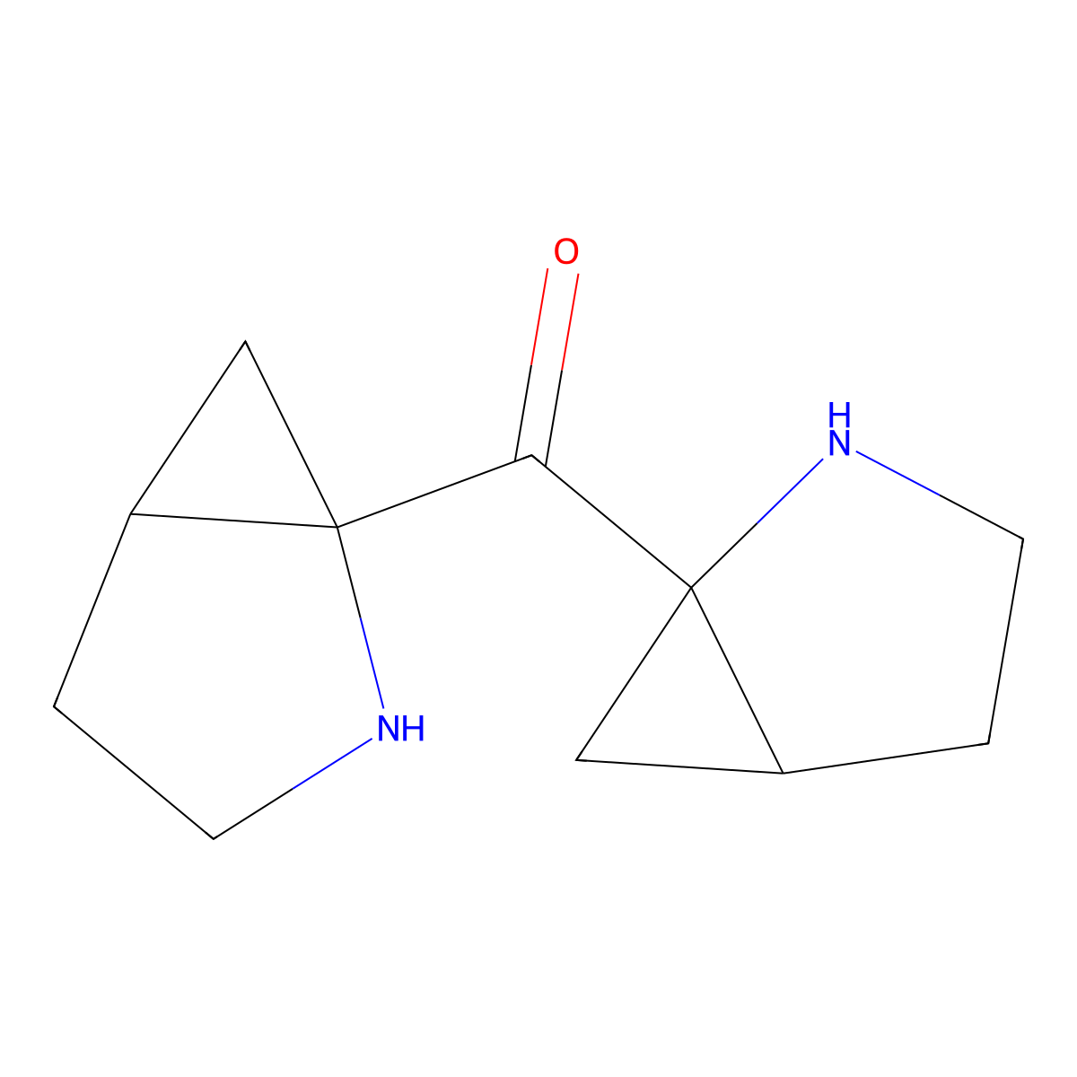 1-{2-Azabicyclo[3.1.0]hexane-1-carbonyl}-2-azabicyclo[3.1.0]hexane molecular structure, CAS 2825005-75-0
