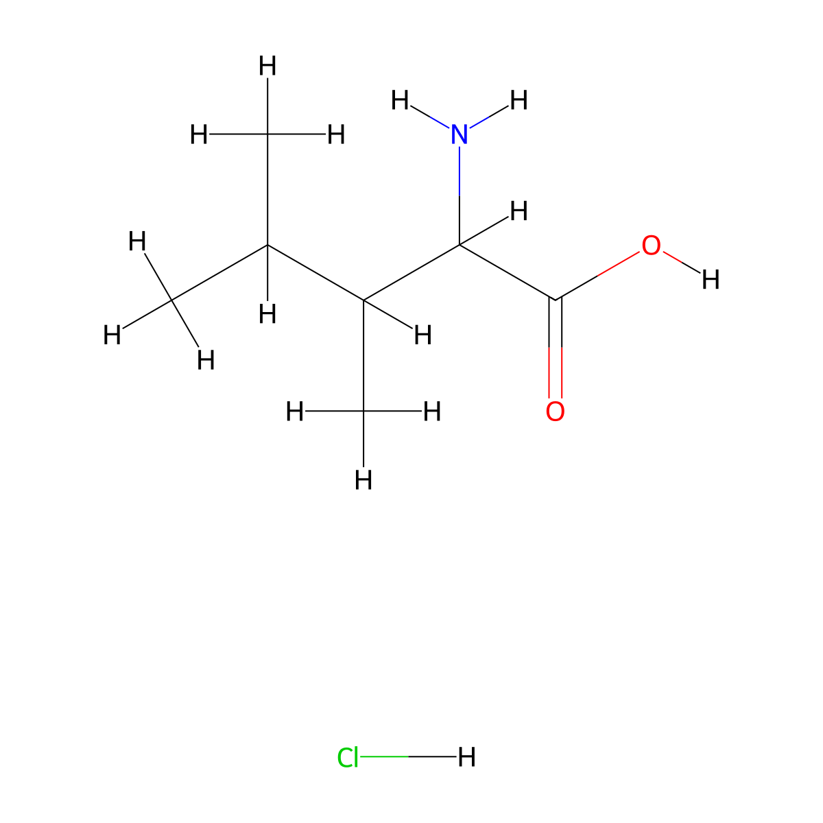 2-Amino-3,4-dimethylpentanoicacidhydrochloride molecular structure, CAS 2825006-56-0