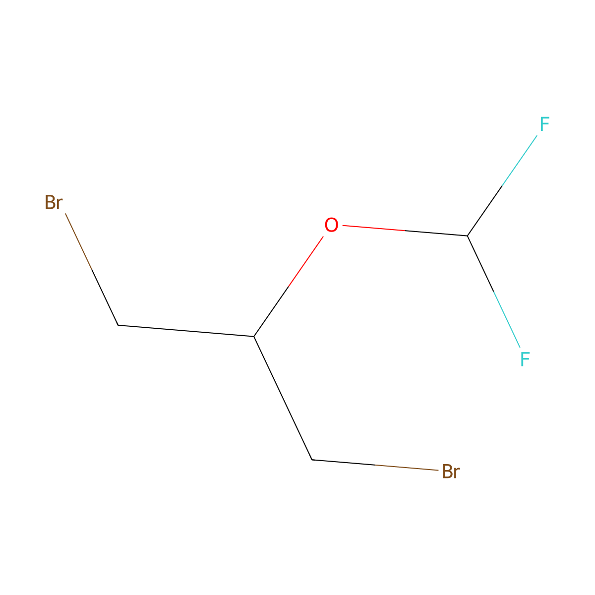1,3-Dibromo-2-(difluoromethoxy)propane molecular structure, CAS 2825007-81-4