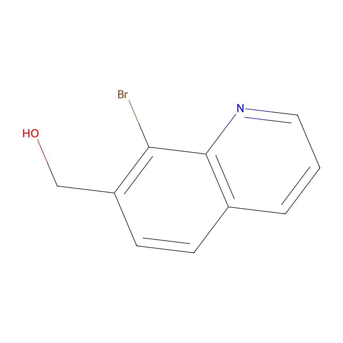 (8-Bromoquinolin-7-yl)methanol molecular structure, CAS 2825007-85-8