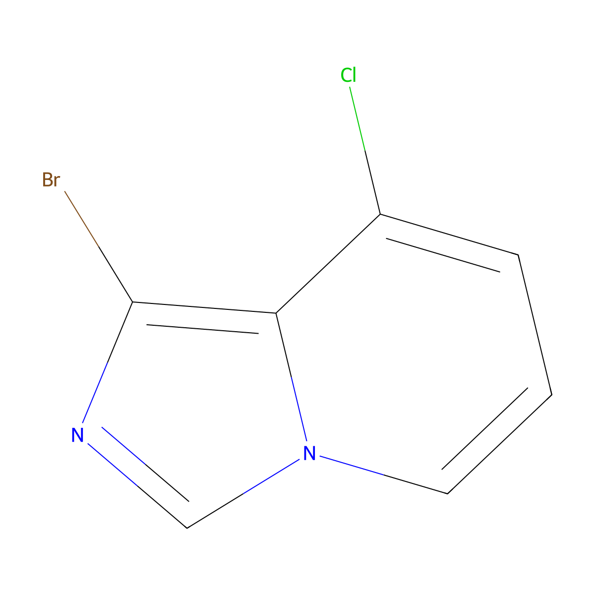 1-Bromo-8-chloroimidazo[1,5-a]pyridine molecular structure, CAS 2825007-93-8