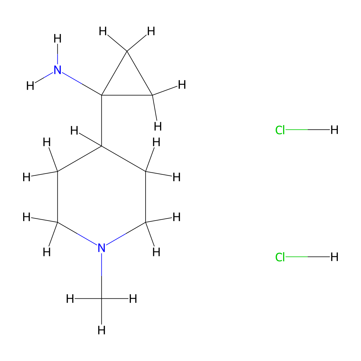 1-(1-Methylpiperidin-4-yl)cyclopropan-1-amine dihydrochloride molecular structure, CAS 2825008-44-2