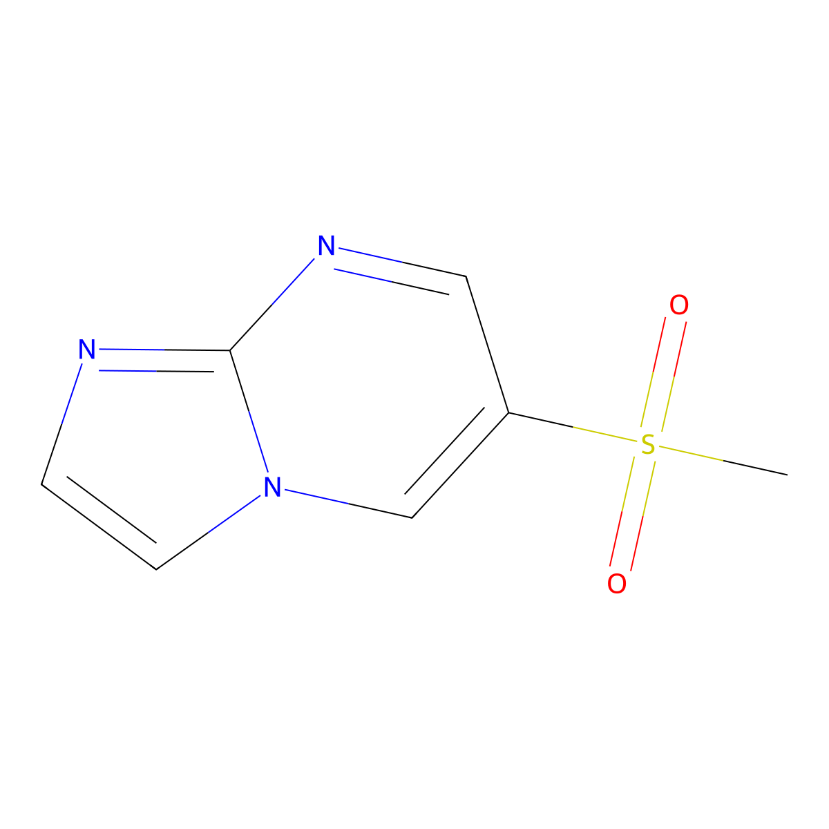 6-Methanesulfonylimidazo[1,2-a]pyrimidine molecular structure, CAS 2825012-02-8