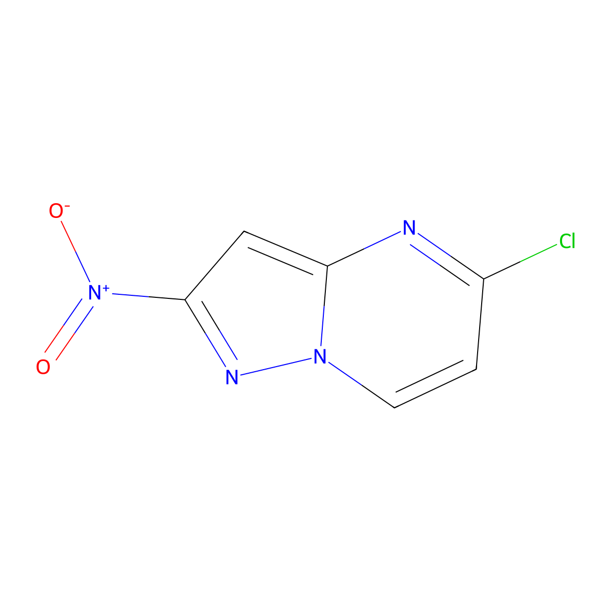 5-Chloro-2-nitropyrazolo[1,5-a]pyrimidine molecular structure, CAS 2825012-17-5