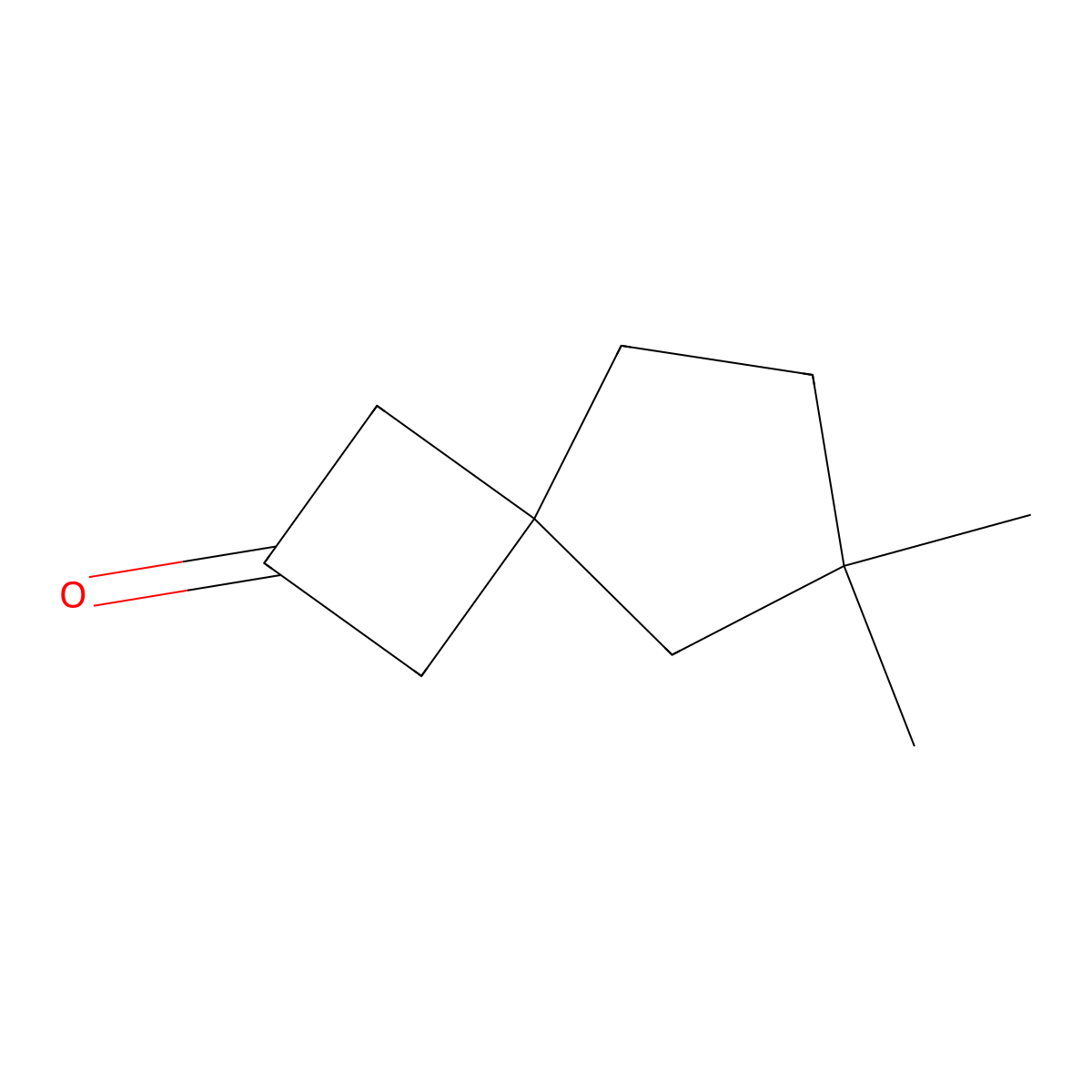 6,6-Dimethylspiro[3.4]octan-2-one molecular structure, CAS 2825012-59-5