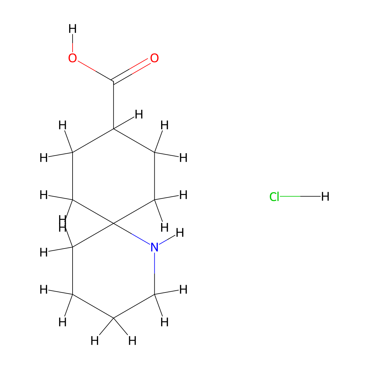 1-Azaspiro[5.5]undecane-9-carboxylicacidhydrochloride molecular structure, CAS 2825012-86-8