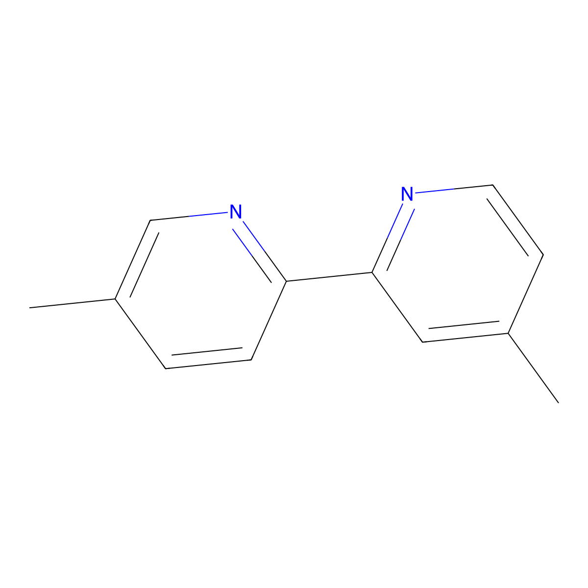 4,5'-Dimethyl-2,2'-bipyridine molecular structure, CAS 282541-27-9