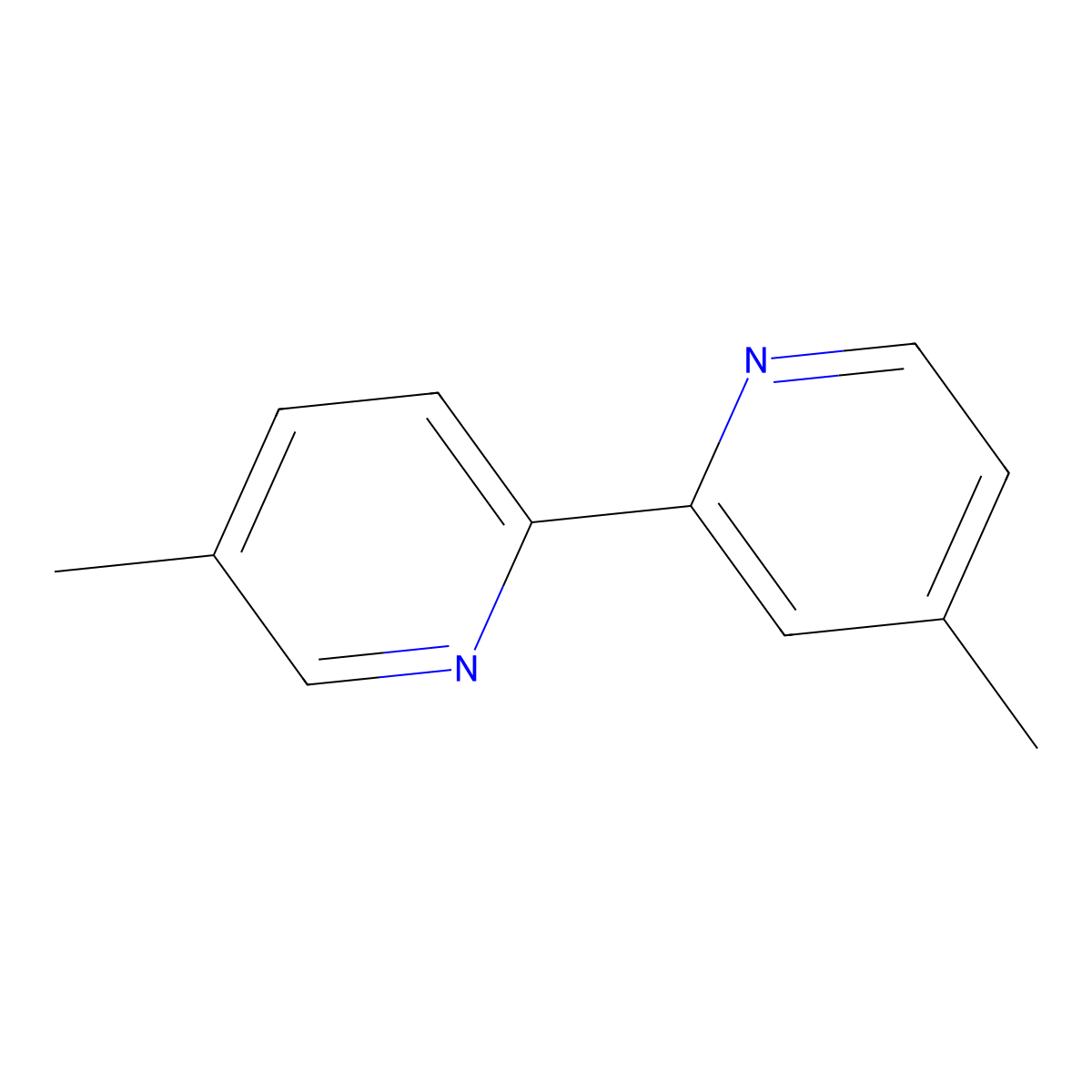 4,5'-Dimethyl-2,2'-bipyridine molecular structure, CAS 282541-27-9