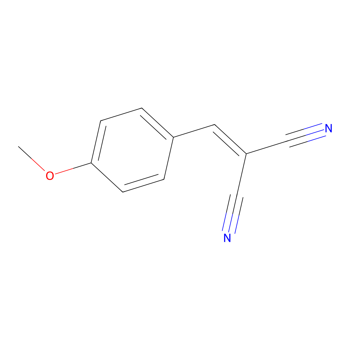 Tyrphostin A1 molecular structure, CAS 2826-26-8