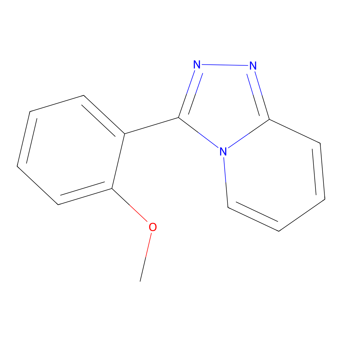 3-(2-Methoxyphenyl)-1,2,4-triazolo[4,3-a]pyridine molecular structure, CAS 2827-95-4