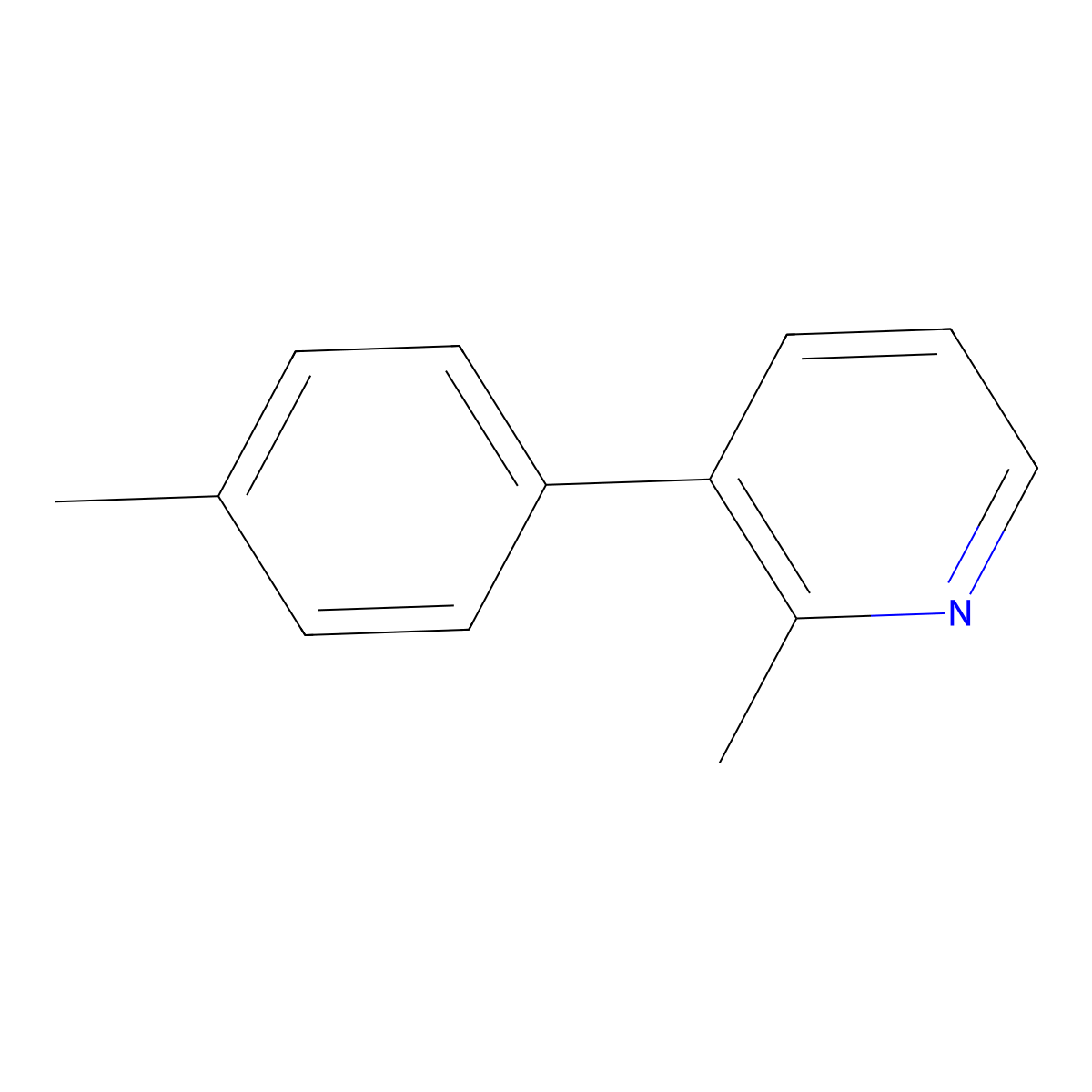 2-Methyl-3-(p-tolyl)pyridine molecular structure, CAS 282717-10-6