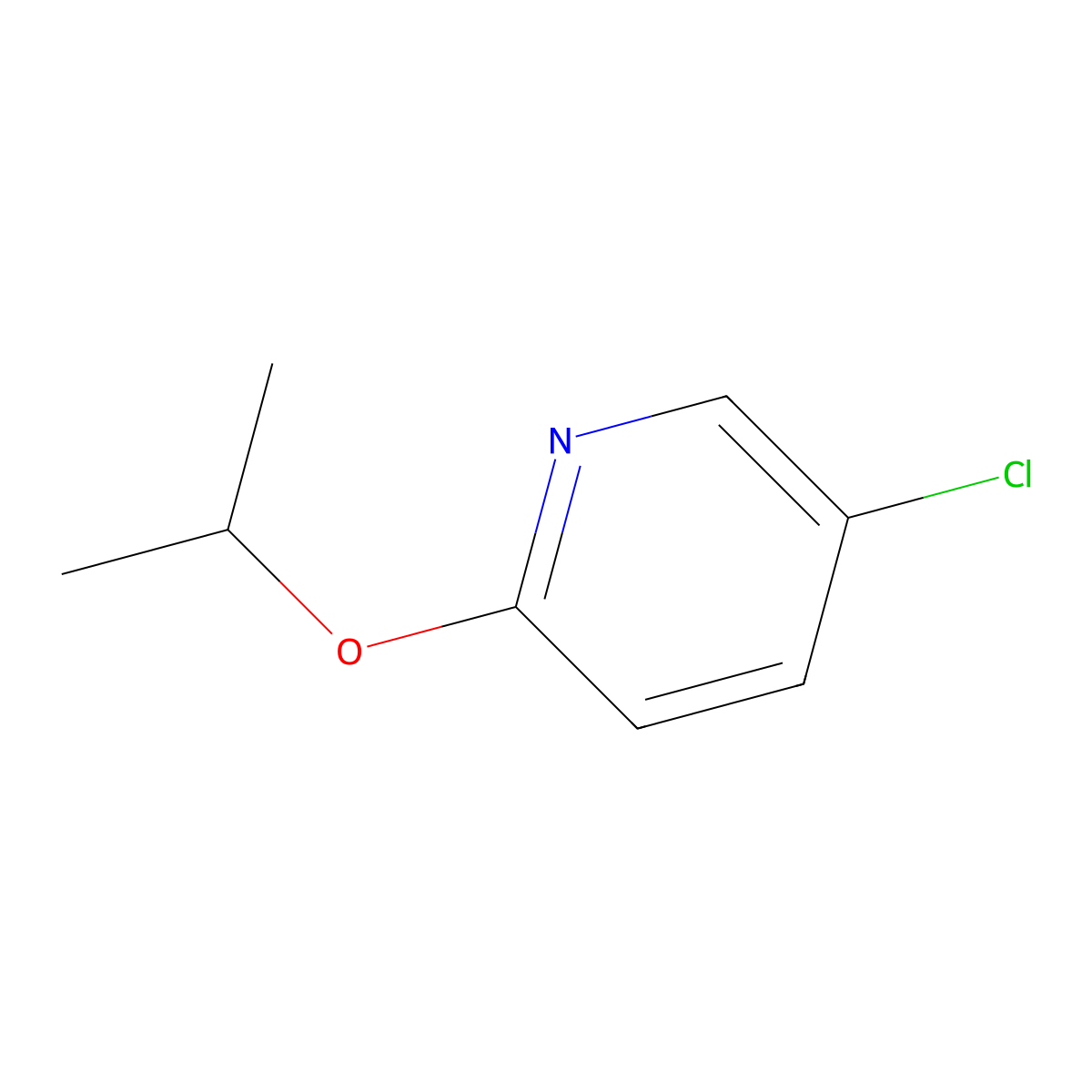 5-Chloro-2-(propan-2-yloxy)pyridine molecular structure, CAS 282723-23-3