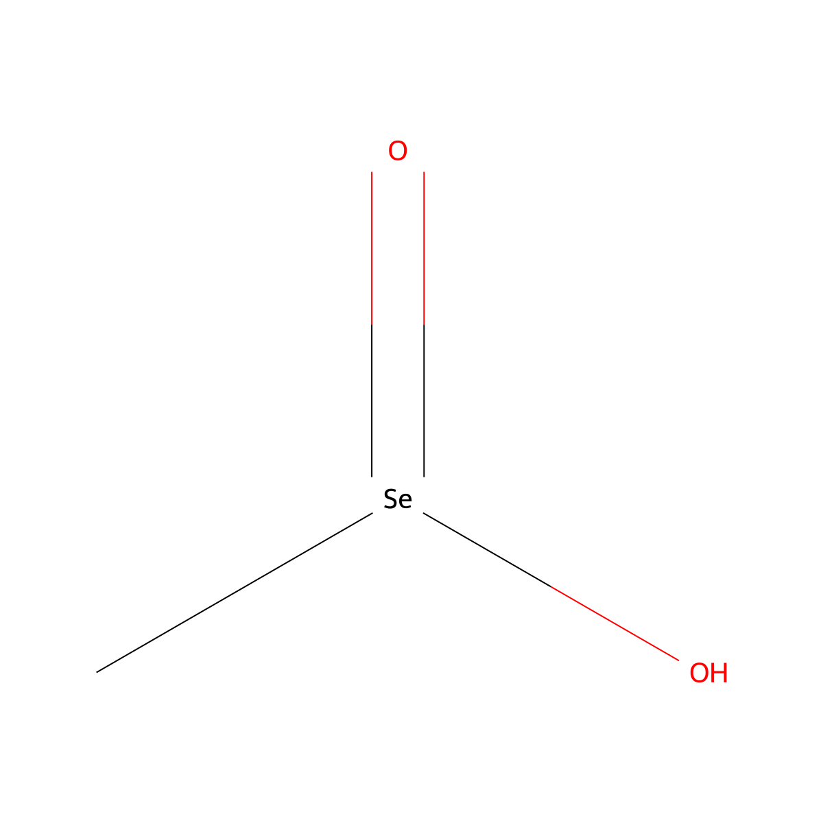 Methylseleninic Acid molecular structure, CAS 28274-57-9