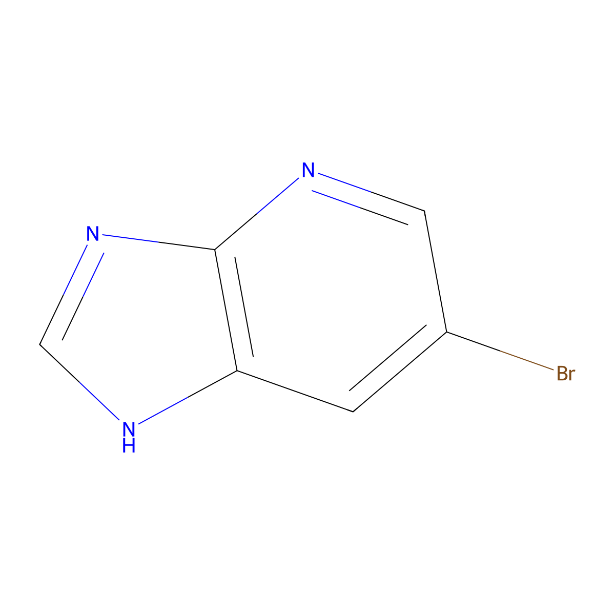 6-Bromo-4-azabenzimidazole molecular structure, CAS 28279-49-4