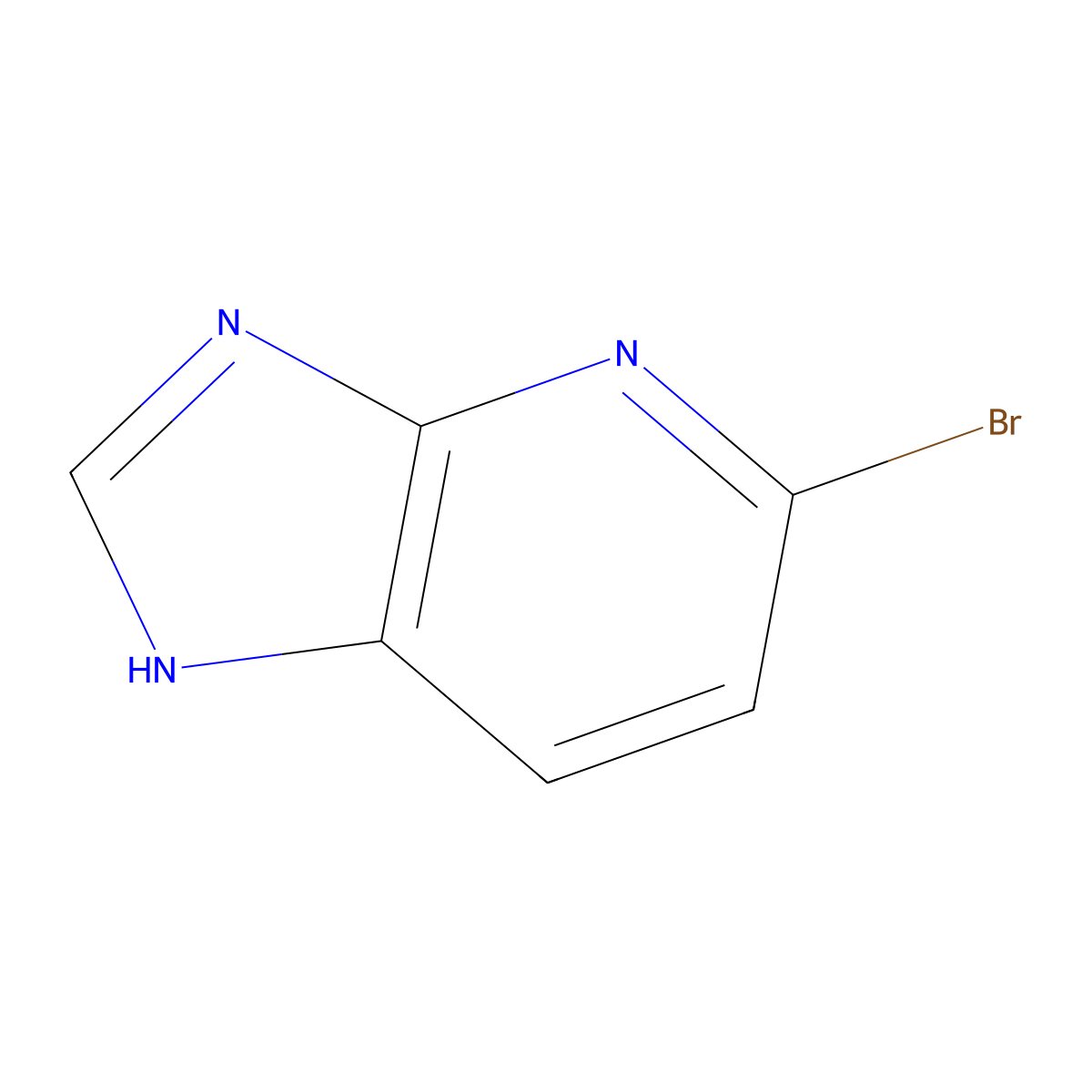 5-Bromo-1H-imidazo[4,5-b]pyridine molecular structure, CAS 28279-52-9