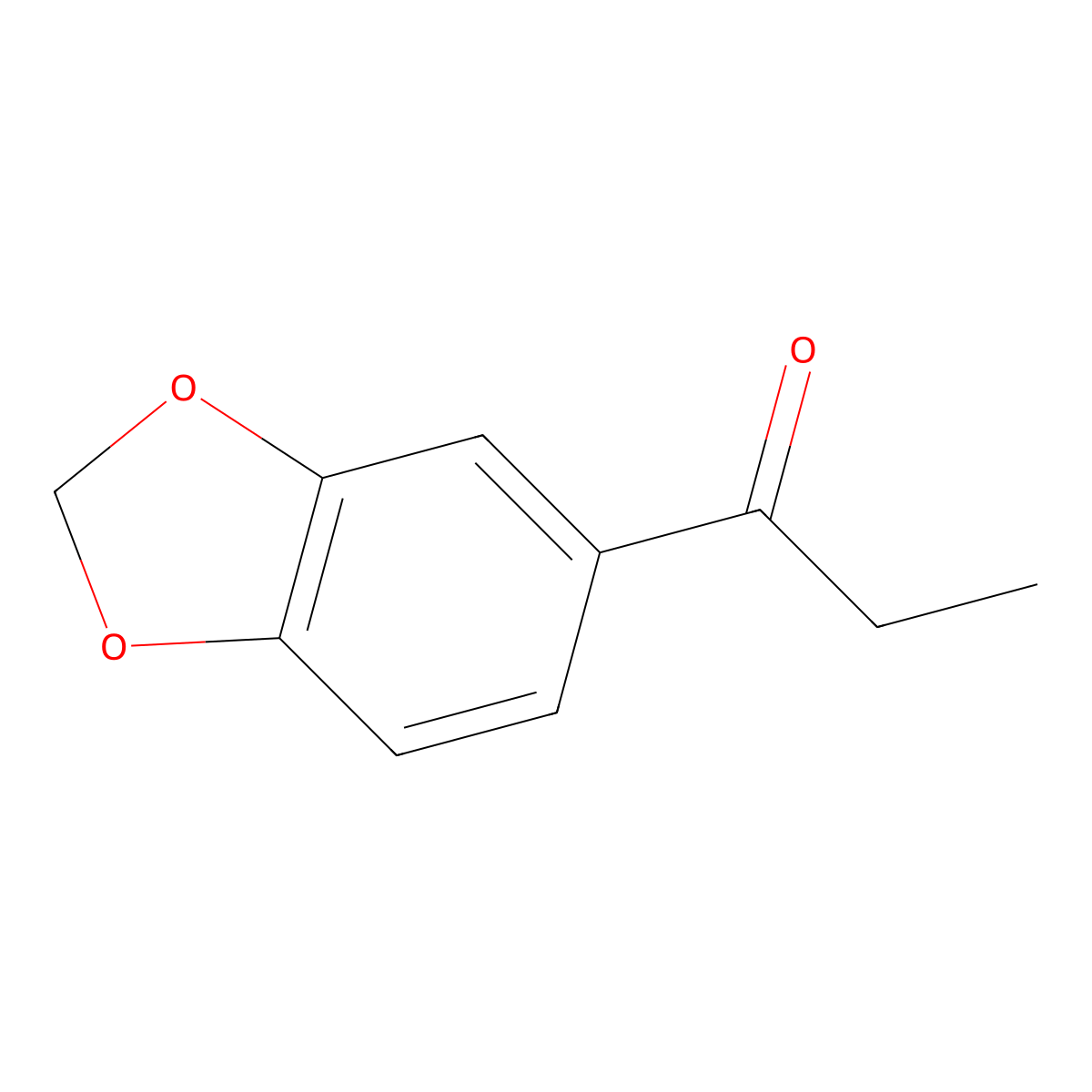 5-Propanoyl-1,3-benzodioxole molecular structure, CAS 28281-49-4