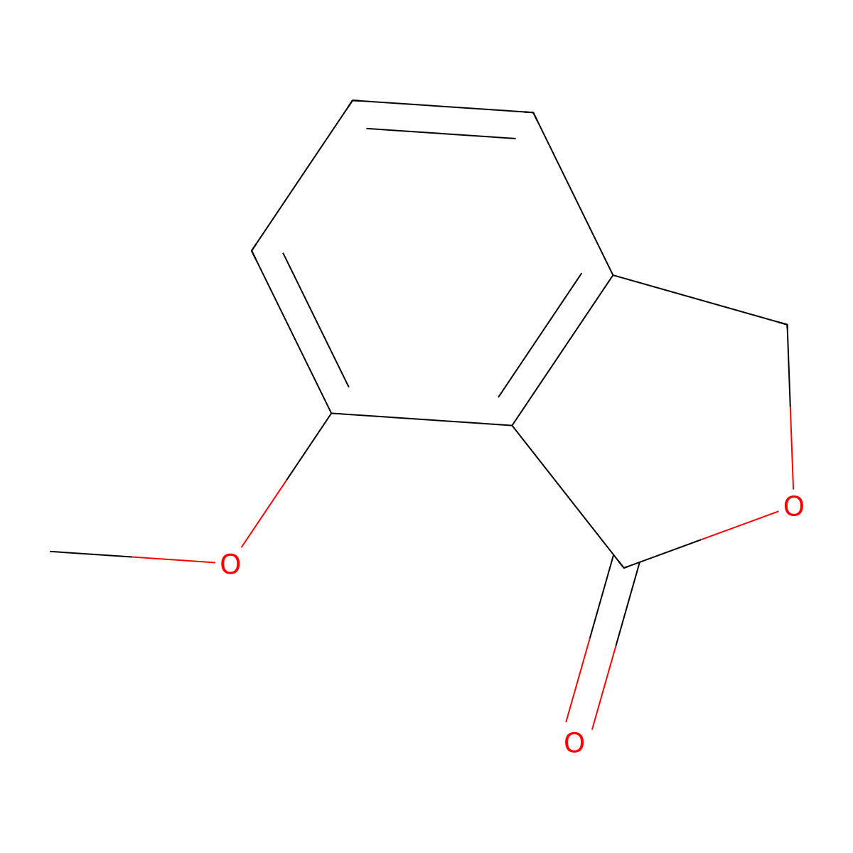 7-methoxy-3H-isobenzofuran-1-one molecular structure, CAS 28281-58-5