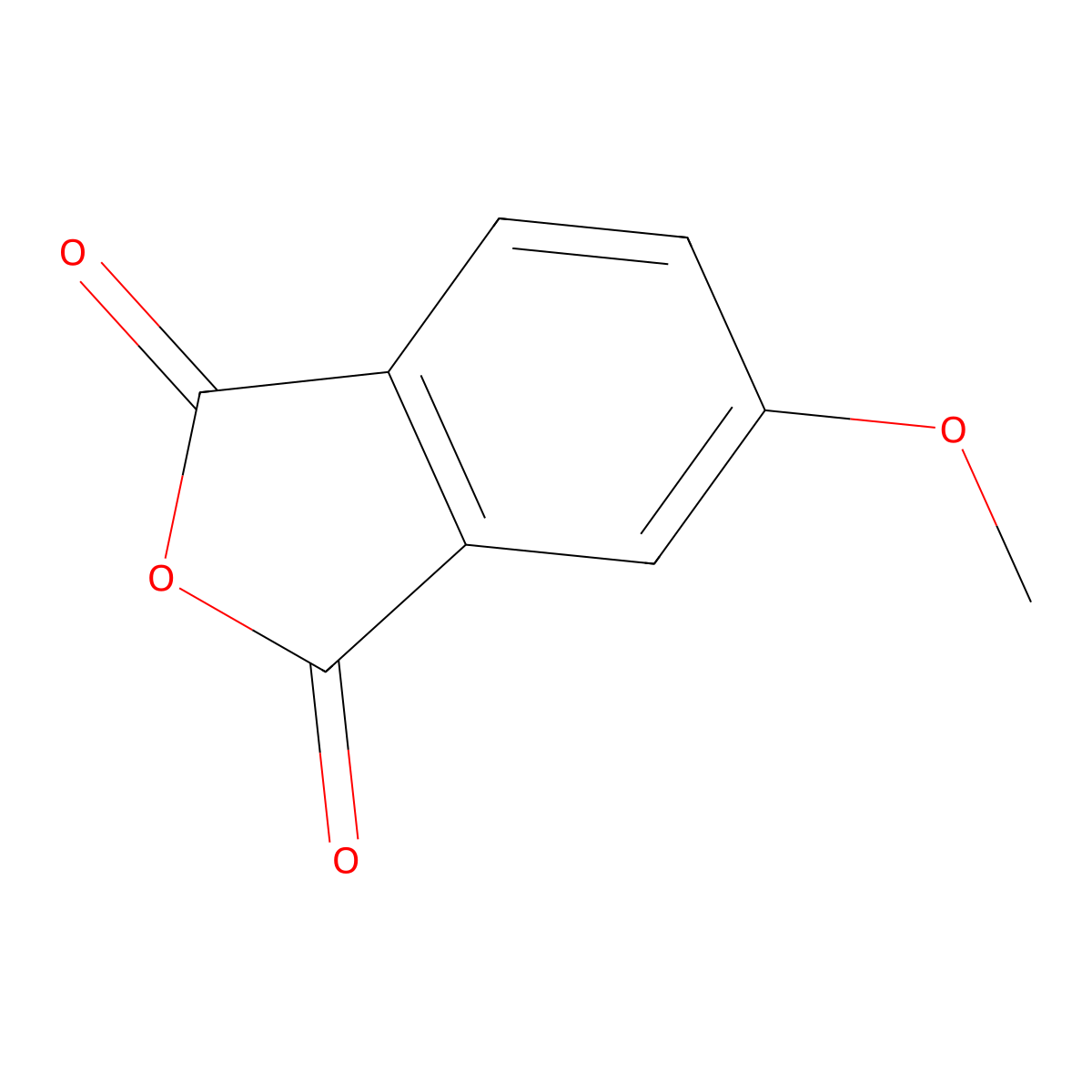 5-Methoxy-1,3-dihydro-2-benzofuran-1,3-dione molecular structure, CAS 28281-76-7