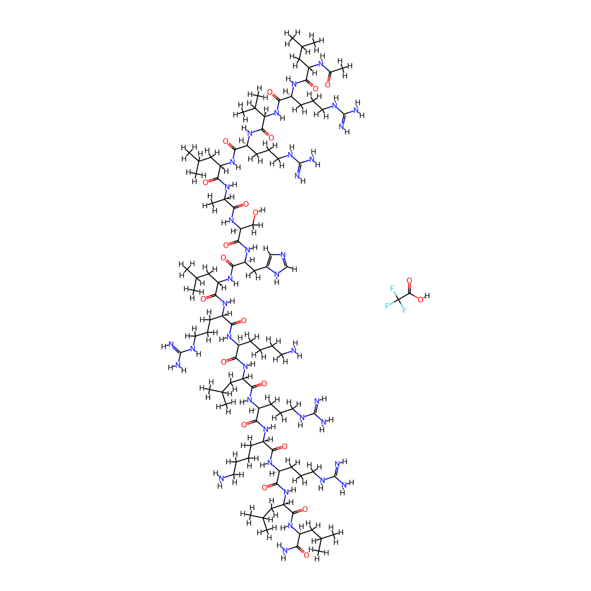COG133 (trifluoroacetate salt) molecular structure, CAS 2828432-37-5