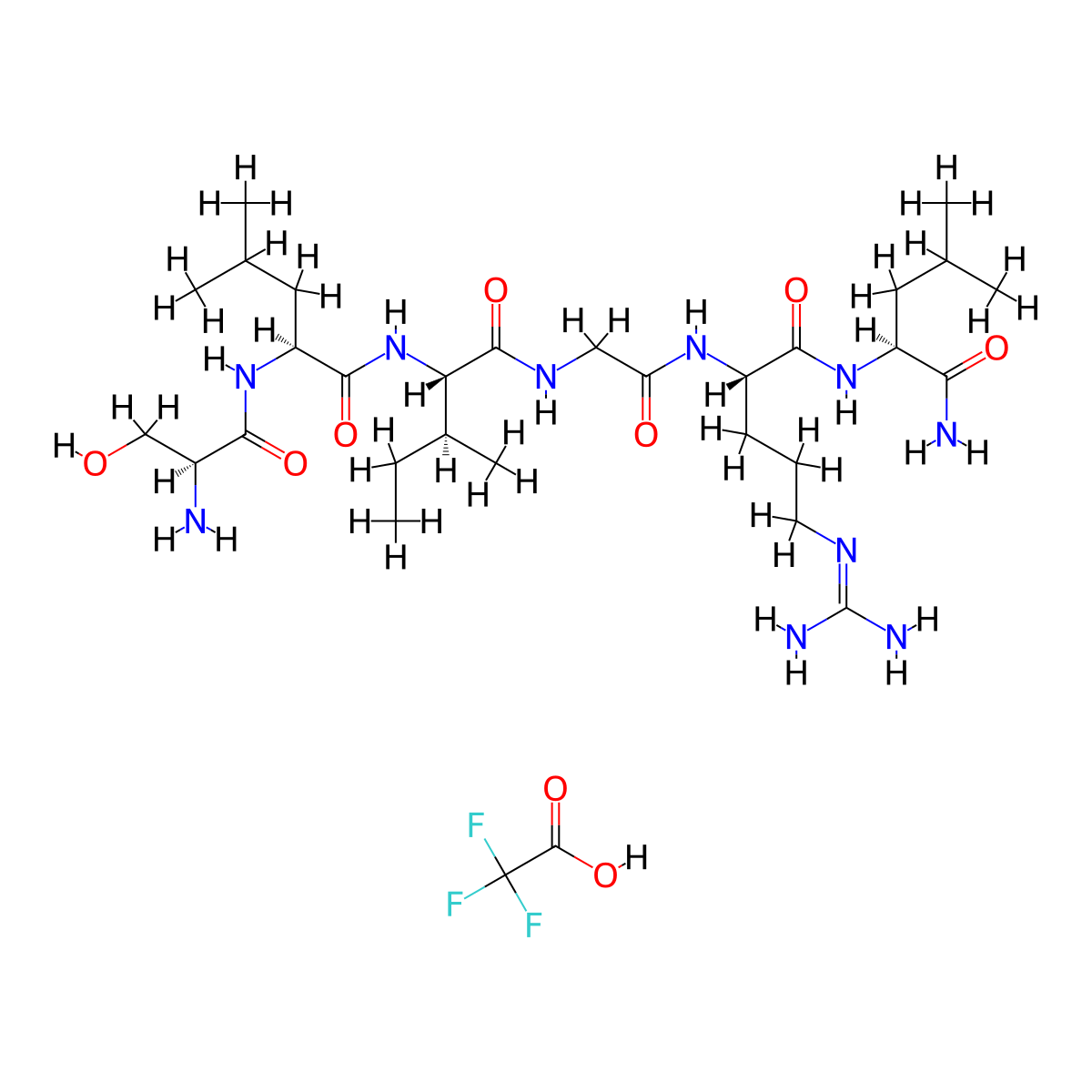 Protease-Activated Receptor-2 Activating Peptide trifluoroacetate molecular structure, CAS 2828432-39-7
