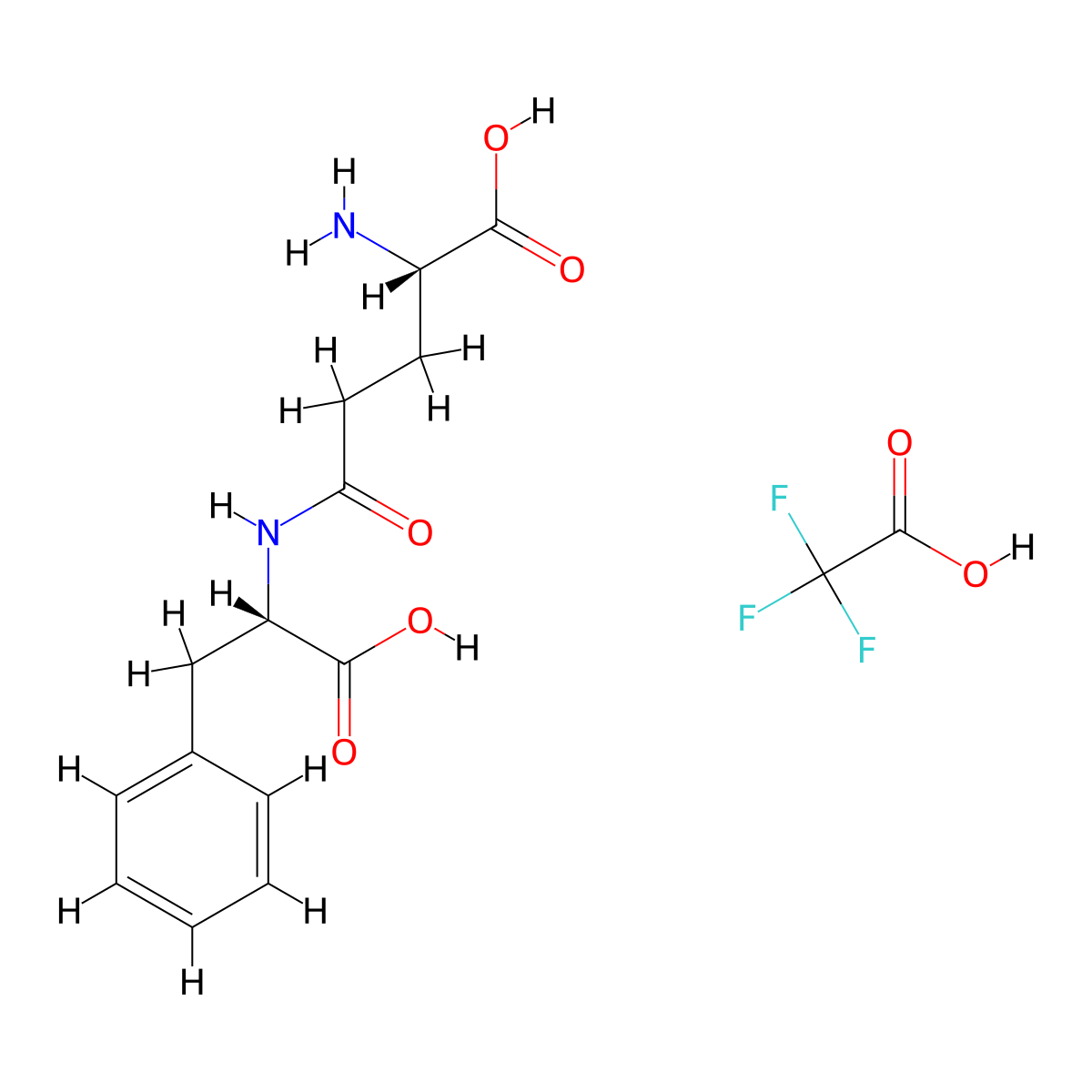 gamma-Glu-phe tfa molecular structure, CAS 2828432-42-2