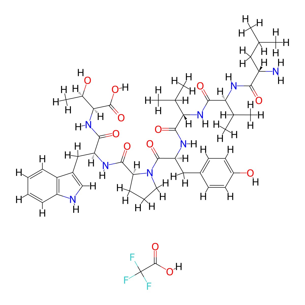 Spinorphin (TFA) molecular structure, CAS 2828433-21-0