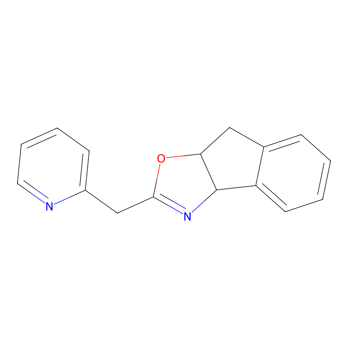 (3aR,8aS)-2-(Pyridin-2-ylmethyl)-8,8a-dihydro-3aH-indeno[1,2-d]oxazole molecular structure, CAS 2828433-53-8