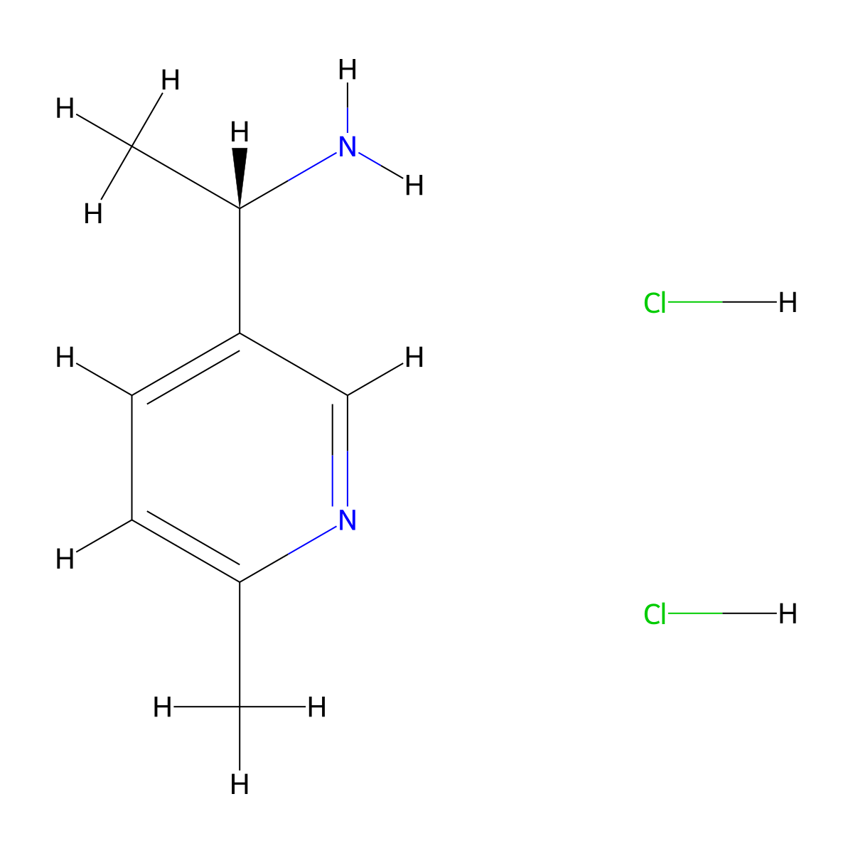 (S)-1-(6-Methylpyridin-3-yl)ethan-1-amine dihydrochloride molecular structure, CAS 2829279-81-2