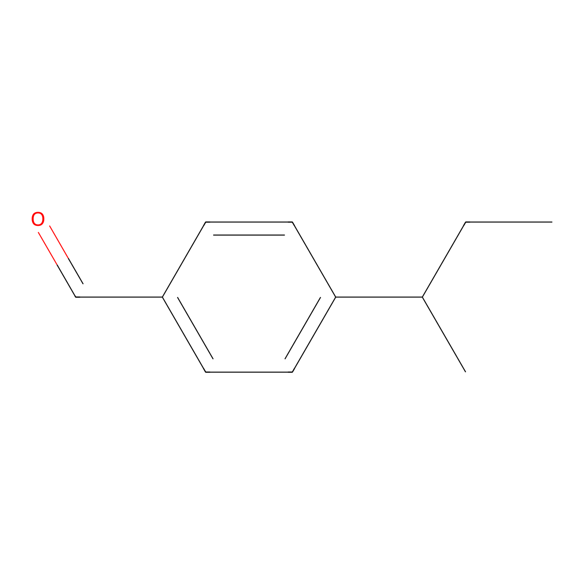 4-(Butan-2-yl)benzaldehyde molecular structure, CAS 28293-43-8