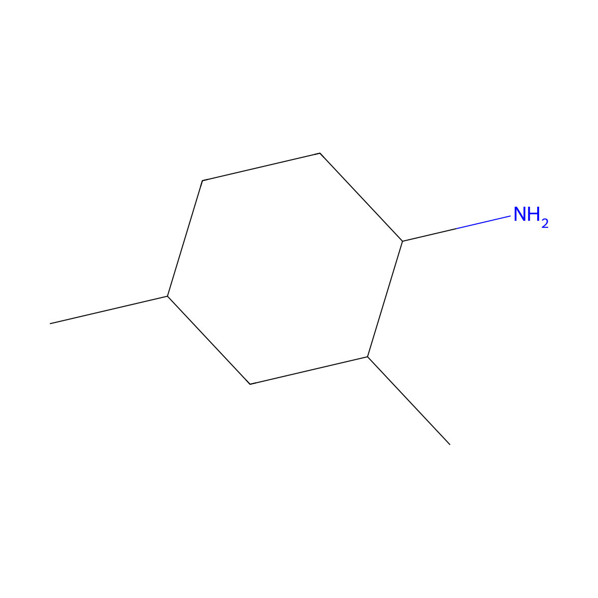 2,4-Dimethylcyclohexan-1-amine molecular structure, CAS 28294-95-3