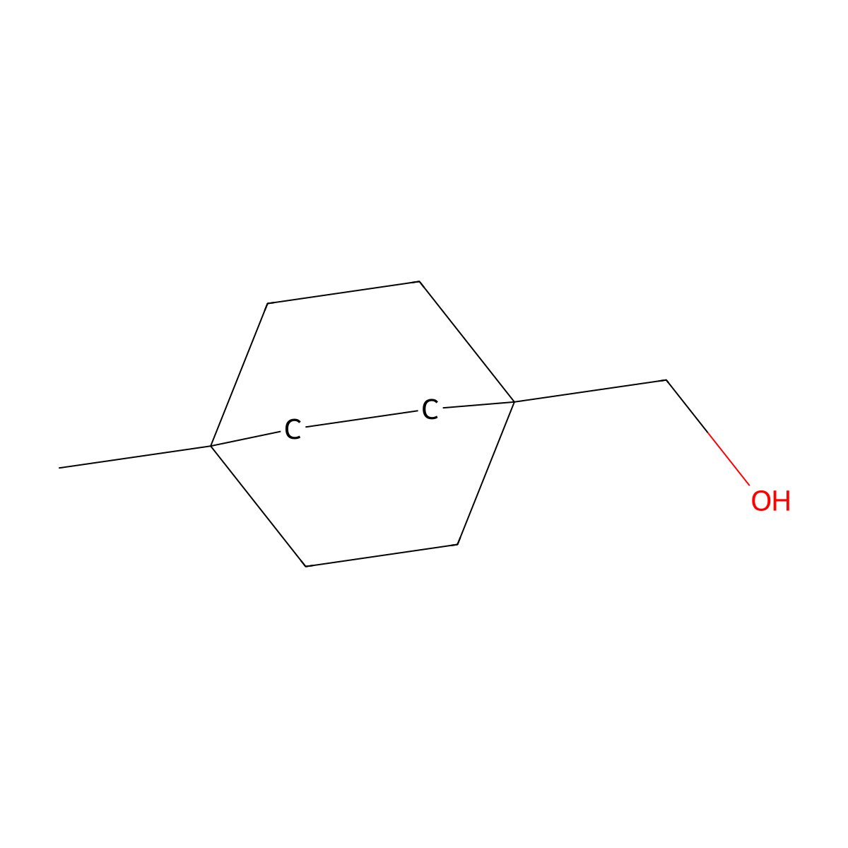 (4-Methylbicyclo(2.2.2)octan-1-yl)methanol molecular structure, CAS 28305-83-1