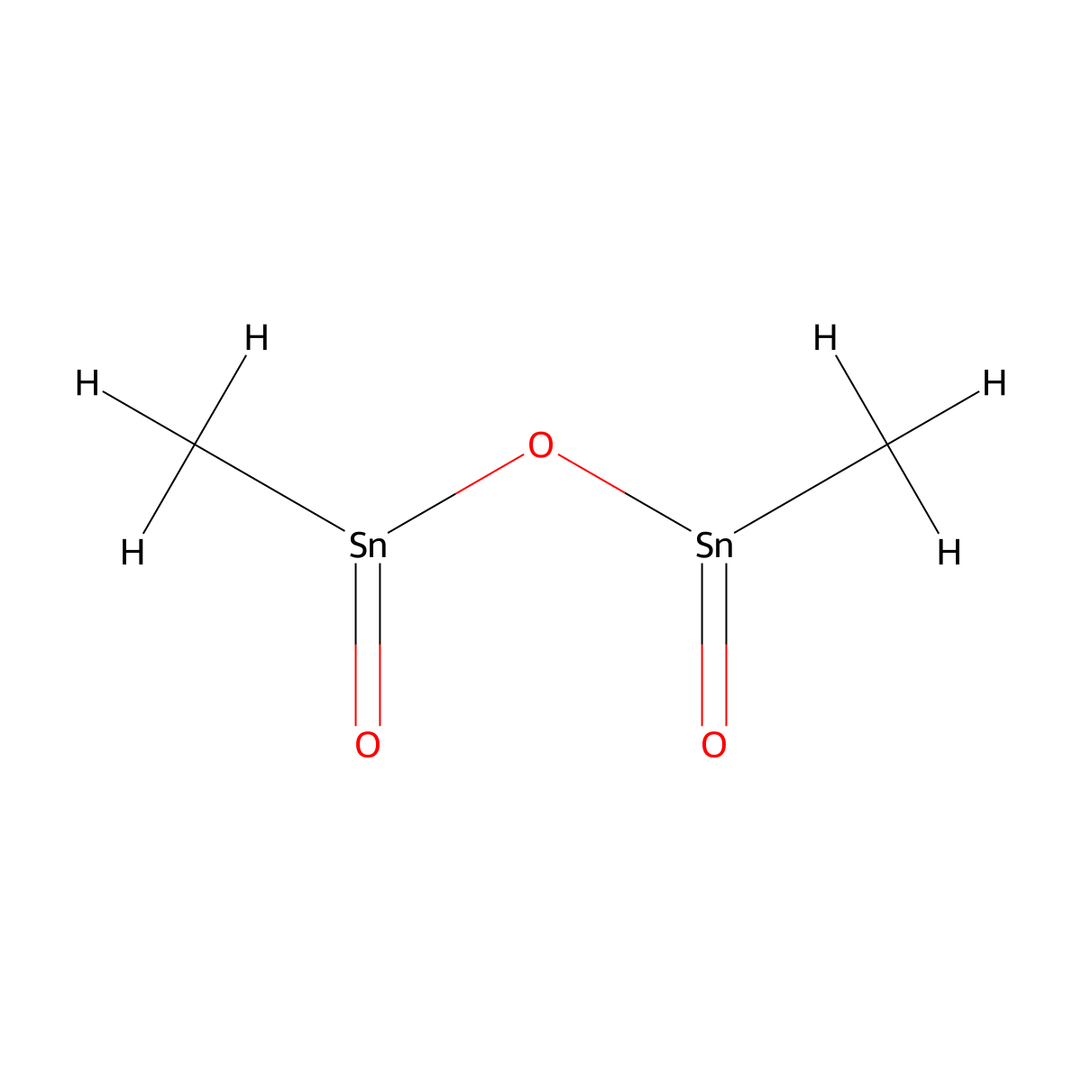 Distannoxane, 1,3-dimethyl-1,3-dioxo- molecular structure, CAS 28308-70-5