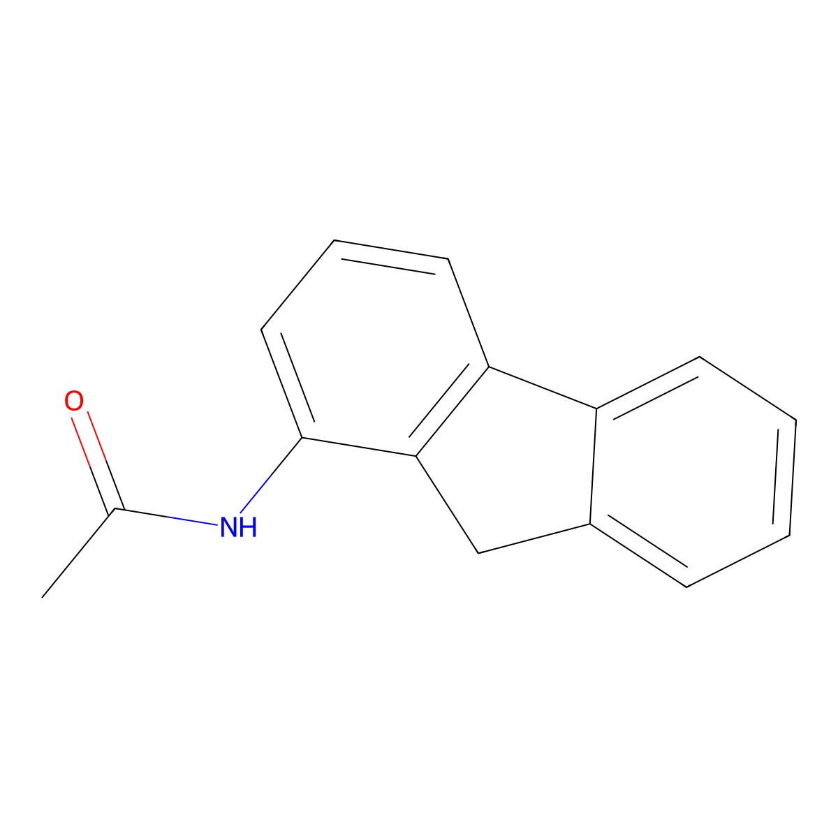 1-Acetylaminofluorene molecular structure, CAS 28314-03-6