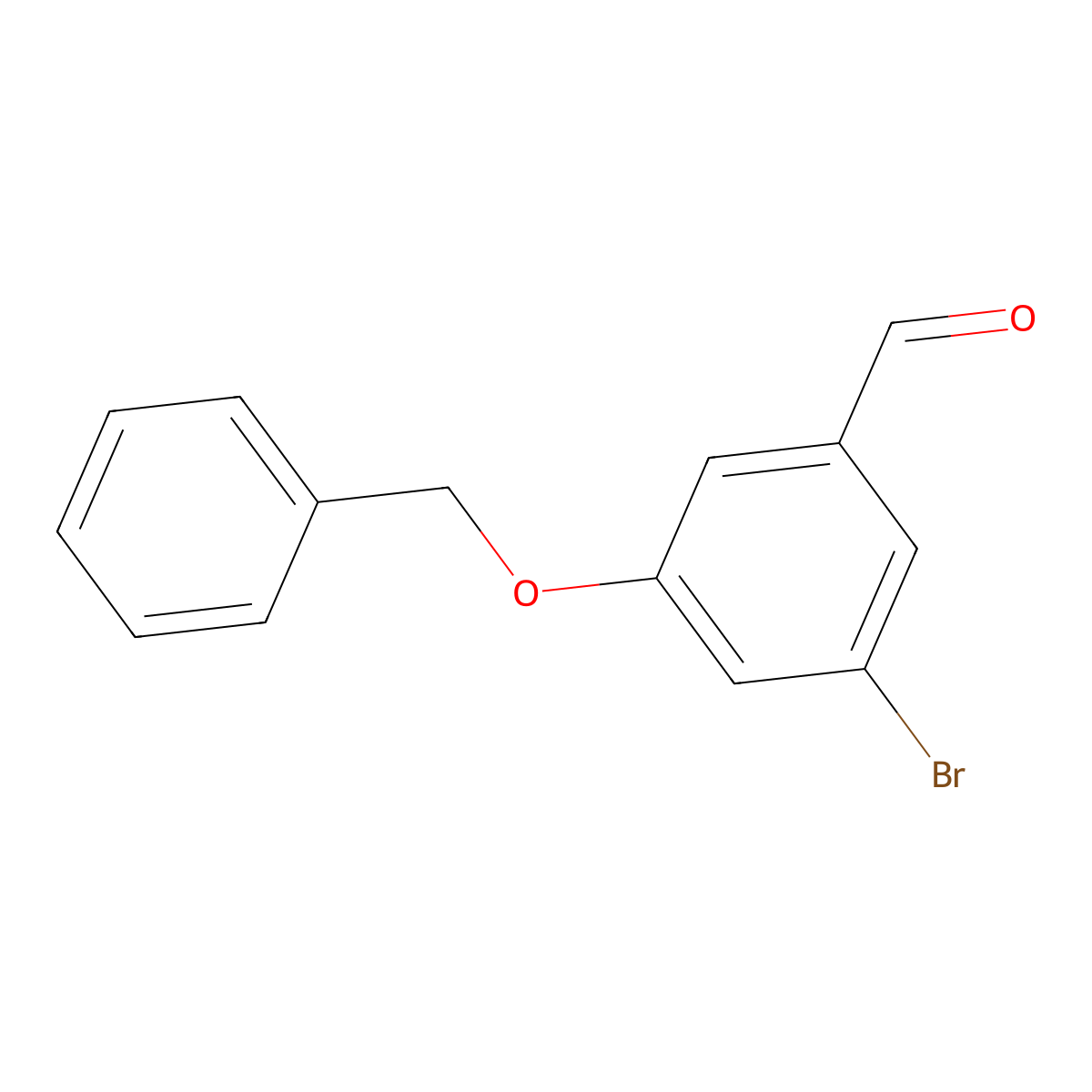 3-(Benzyloxy)-5-bromobenzaldehyde molecular structure, CAS 283170-47-8