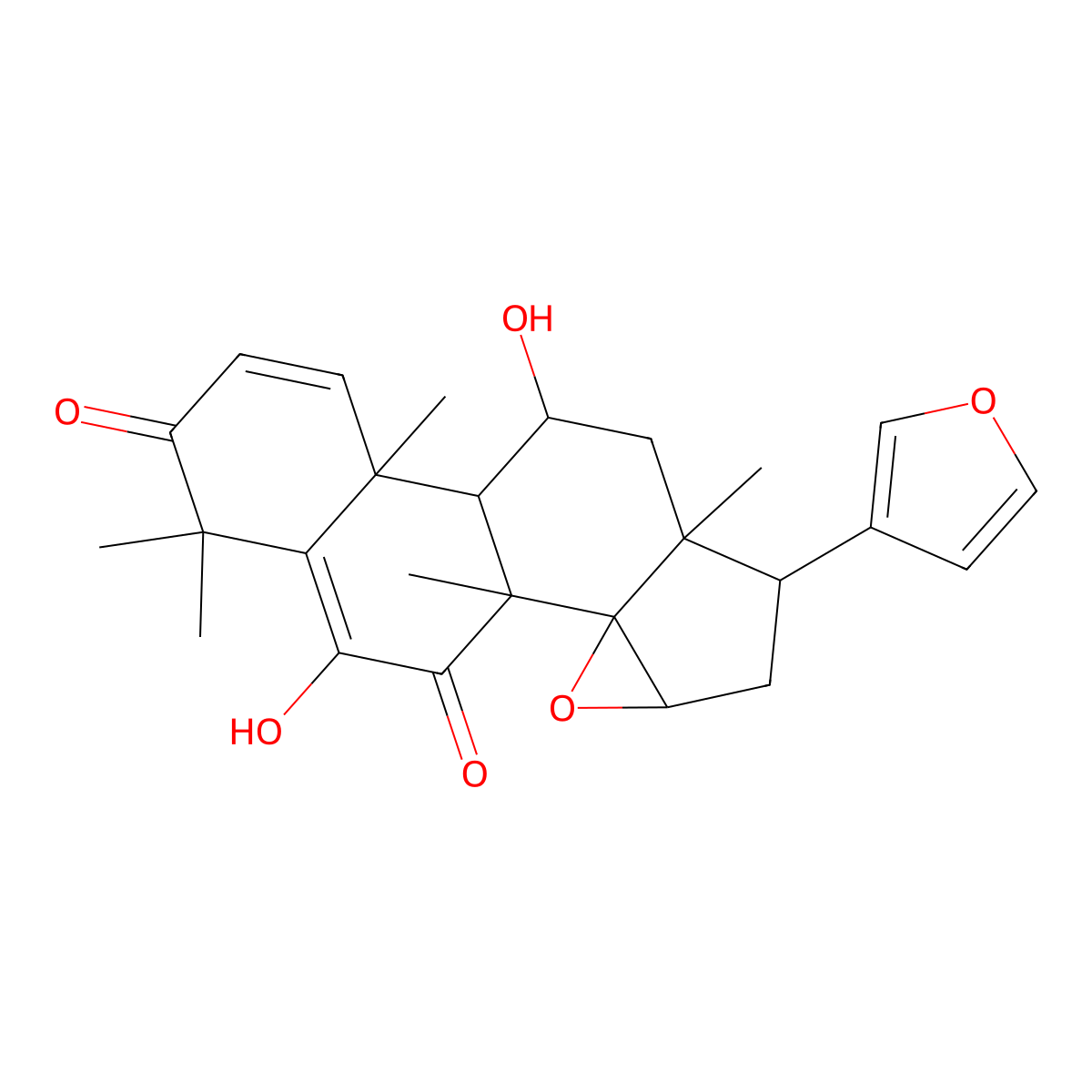 11EC-Hydroxycedrelone molecular structure, CAS 283174-18-5