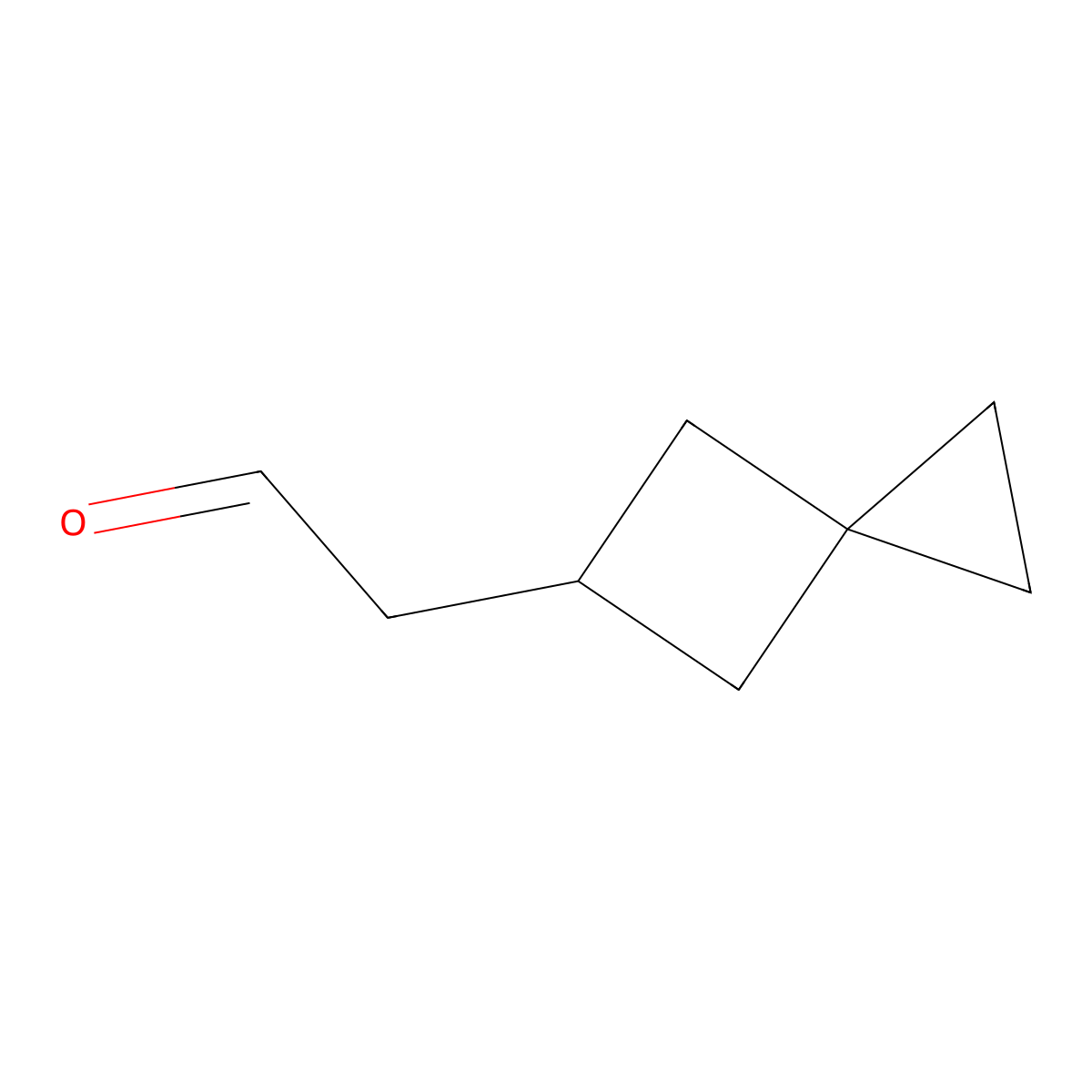 2-Spiro[2.3]hexan-5-ylacetaldehyde molecular structure, CAS 2831810-20-7