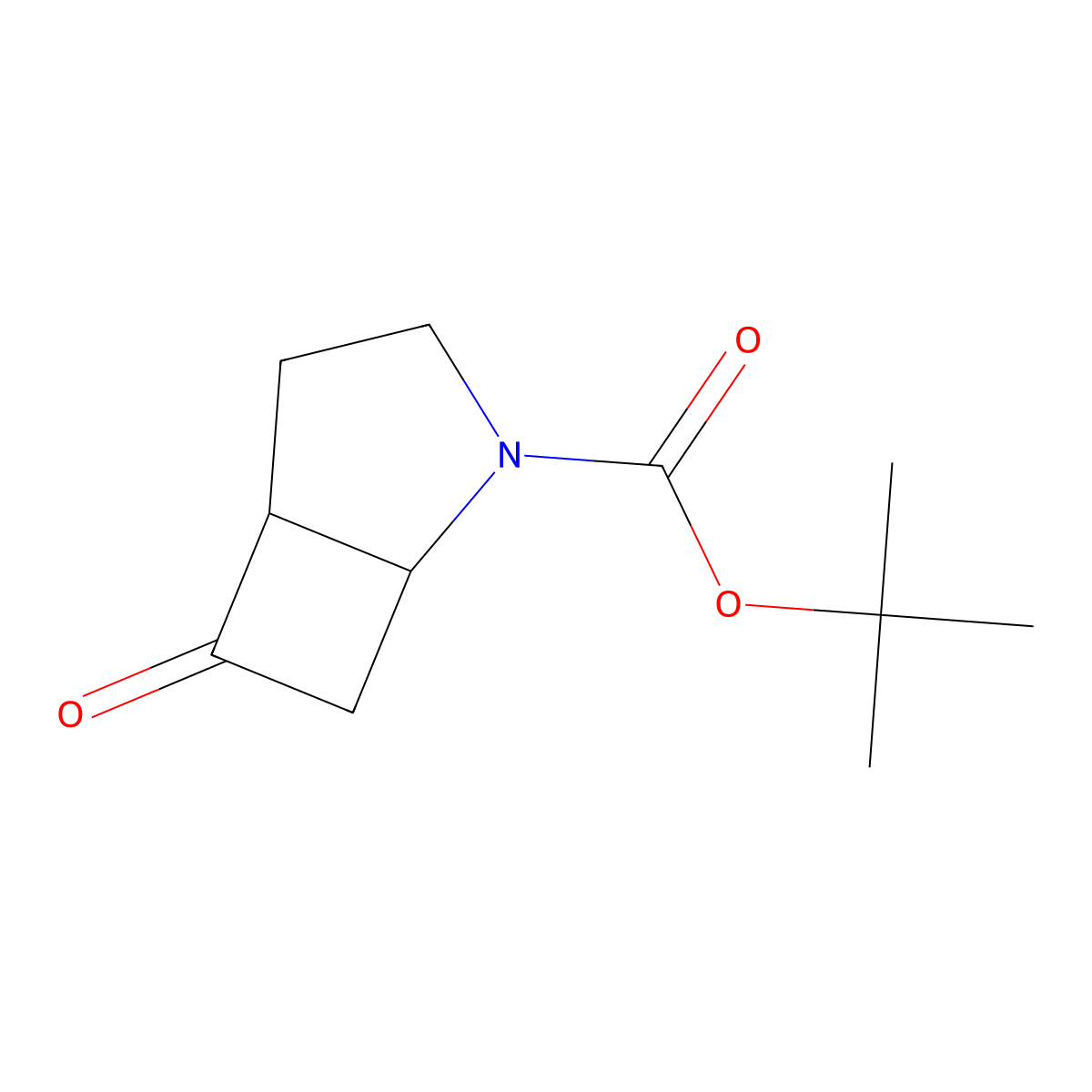 cis-Tert-butyl 6-oxo-2-azabicyclo[3.2.0]heptane-2-carboxylate molecular structure, CAS 2832231-64-6