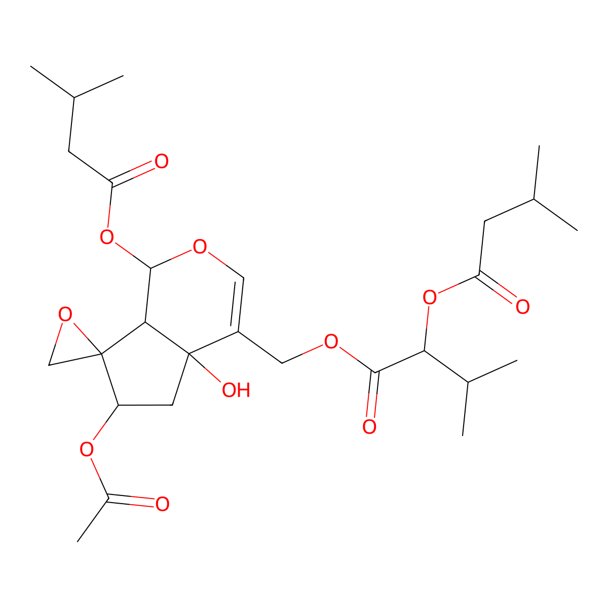 Ivhd-Valtrate molecular structure, CAS 28325-56-6